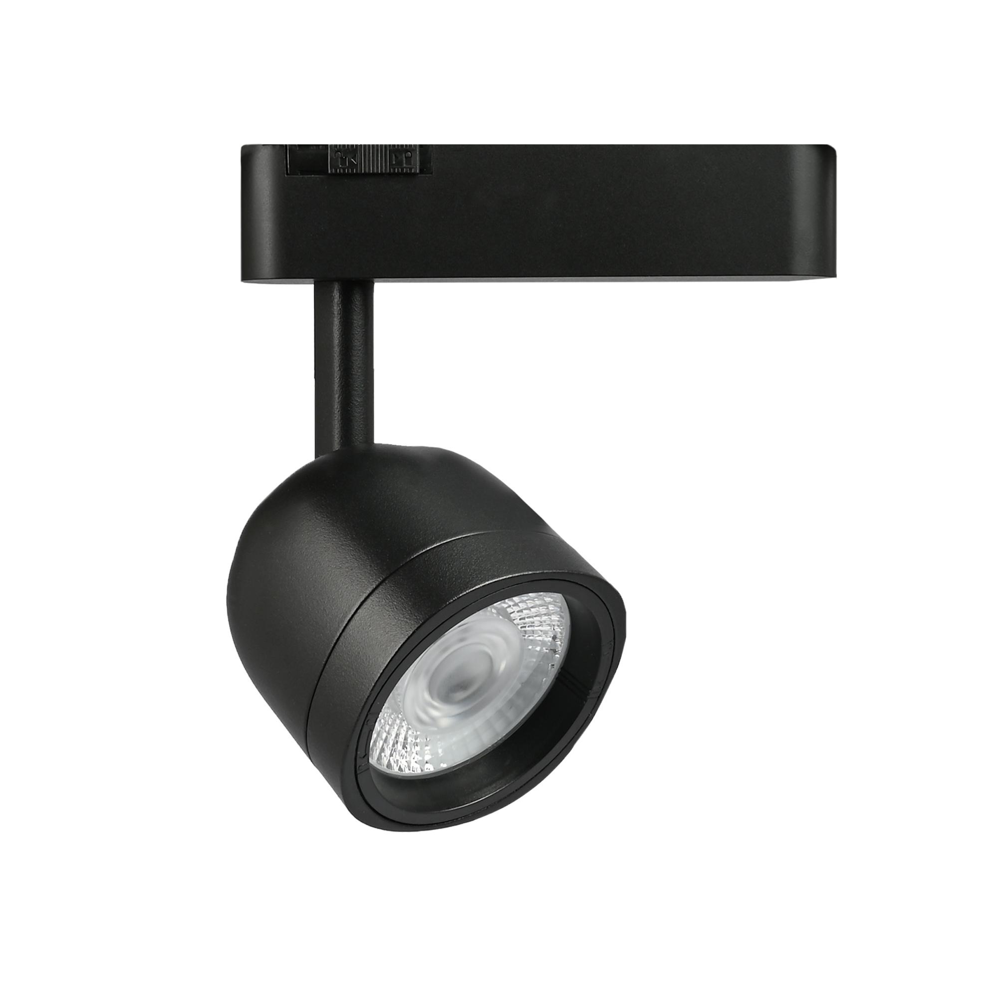 Світильник МАГНІТНИЙ трековий VIDEX LA76B 8.5W 4000K 48V Black — фото 2 з 10