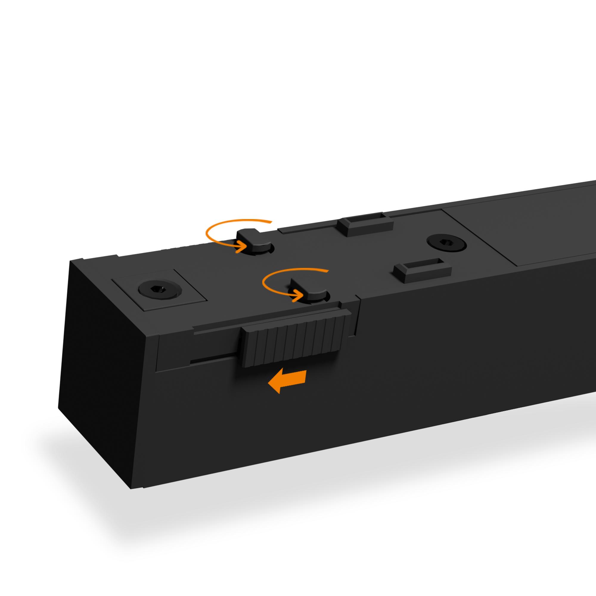 Світильник МАГНІТНИЙ трековий VIDEX LD460B 21W 60cm 4000K 48V Black — фото 7 з 10
