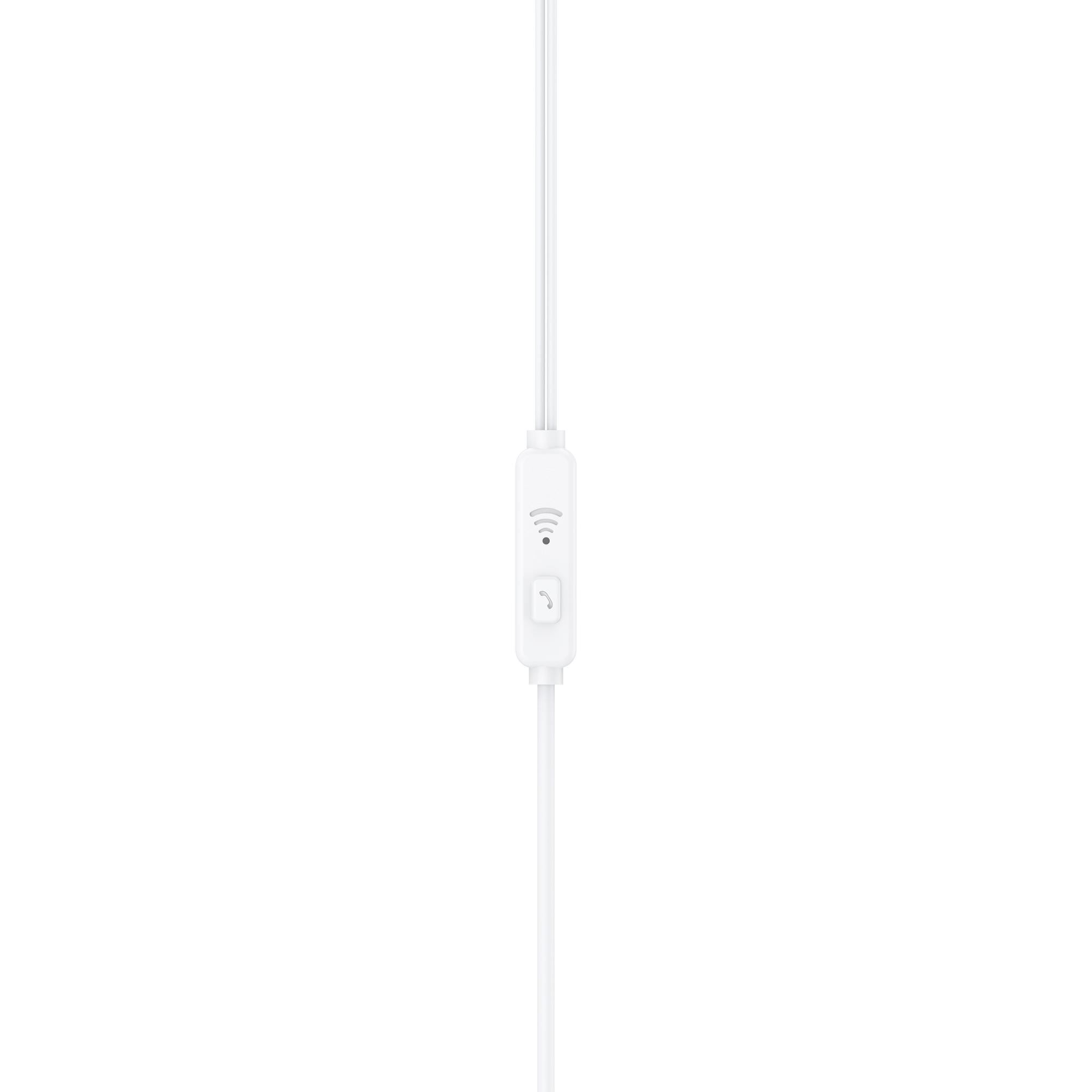 Вакуумні навушники з мікрофоном HAVIT HV-E330P White — фото 4 з 5