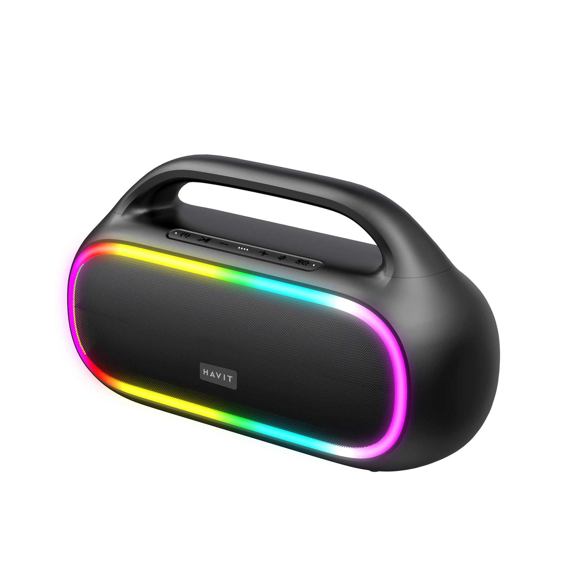 Портативна колонка HAVIT HV-SK862BT 40W RGB Black — фото 1 з 7