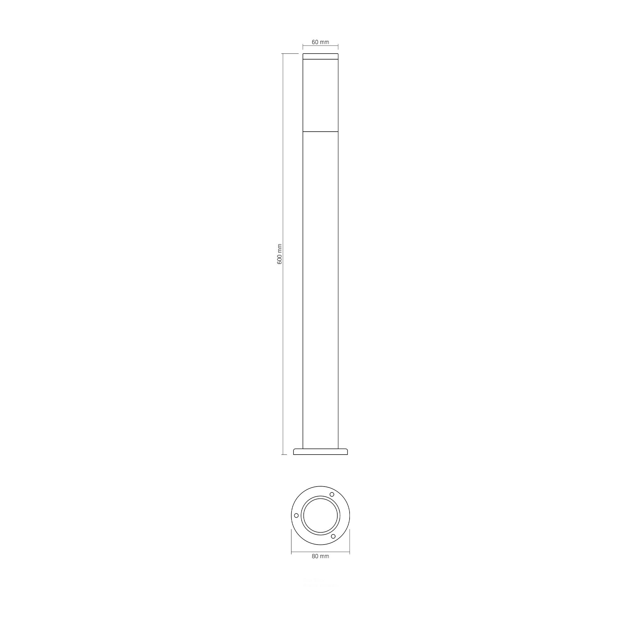 LED Світильник архітектурний AR09061B IP54 VIDEX GU10 — фото 6 з 6