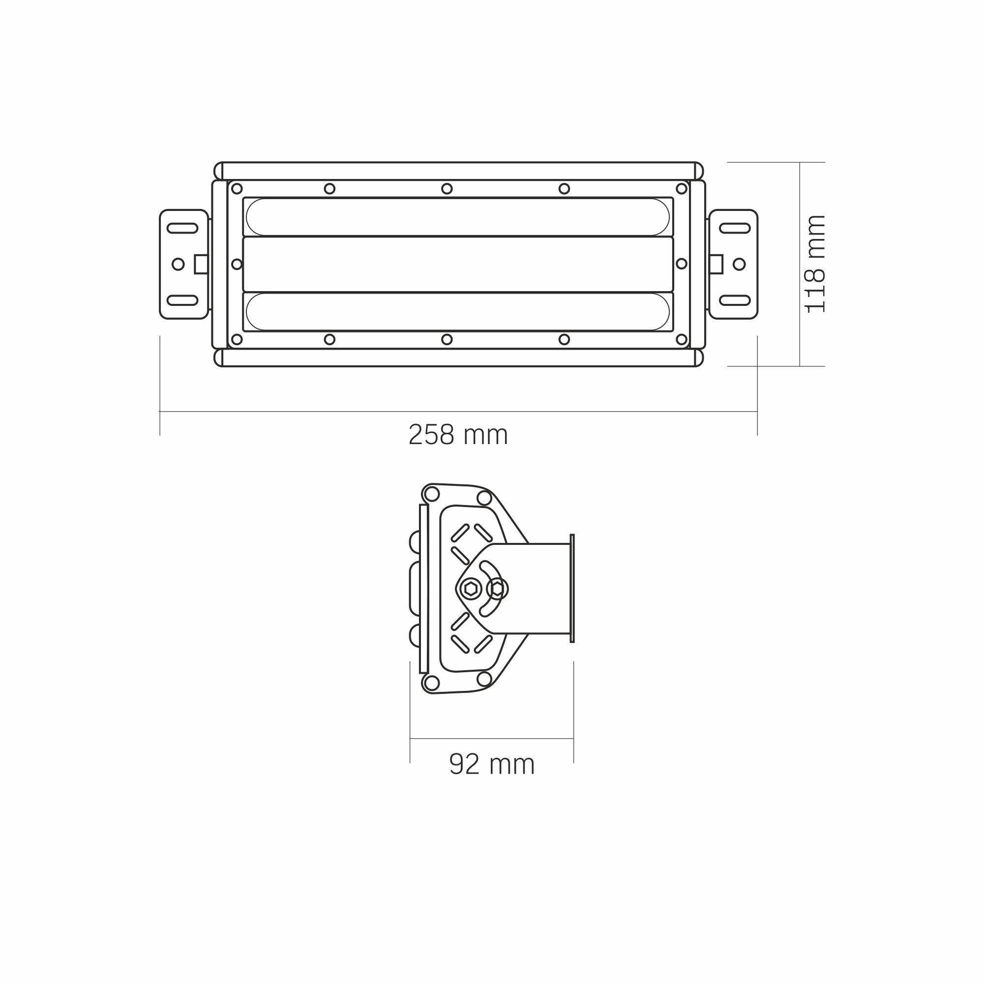 LED світильник висотний лінійний VIDEX HB022 50W 5000K 220V — фото 10 з 10
