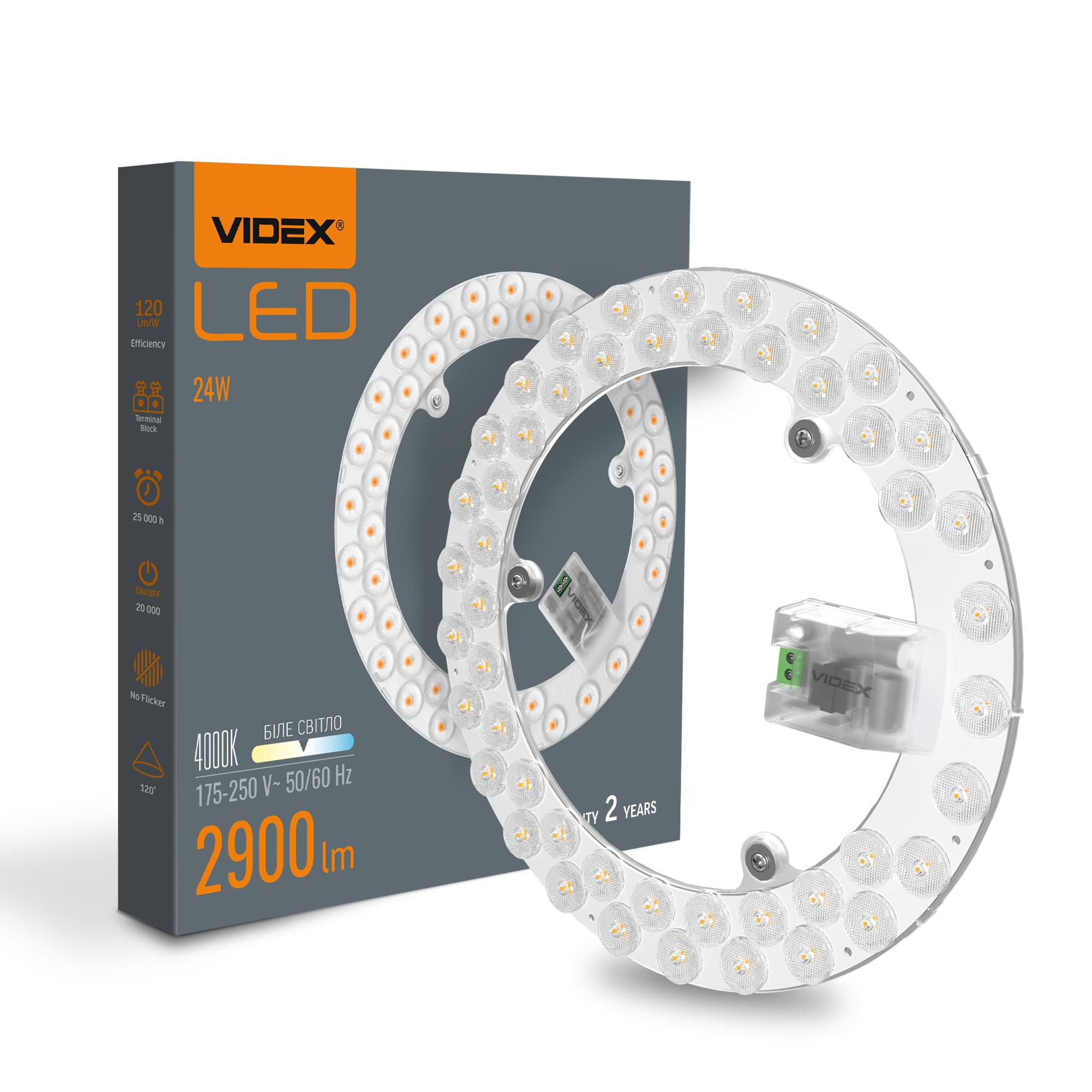 LED модуль для світильників 24W 4000K VIDEX VL-MLC-244 — фото 1 з 8