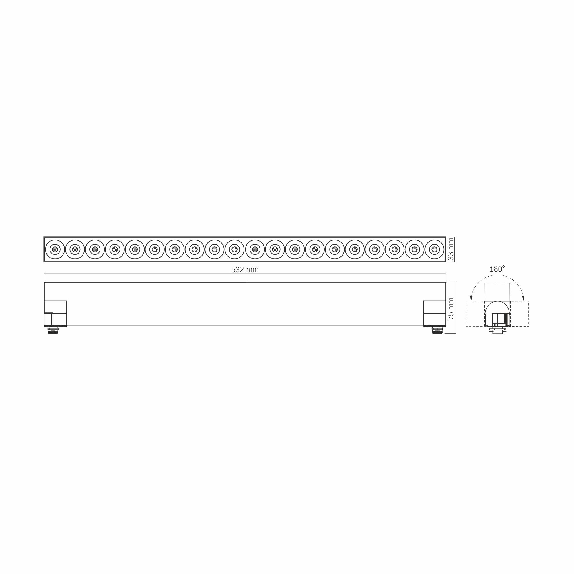 LED світильник трековий VIDEX TR06 30W 4100K 220V чорний — фото 7 з 7