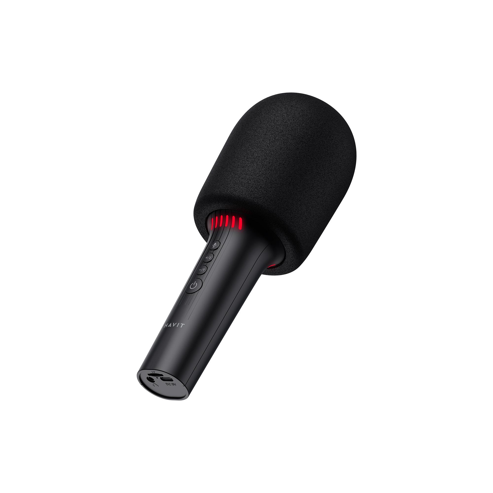 Портативний караоке мікрофон HAVIT HV-SK851BT 5W Black — фото 5 з 5