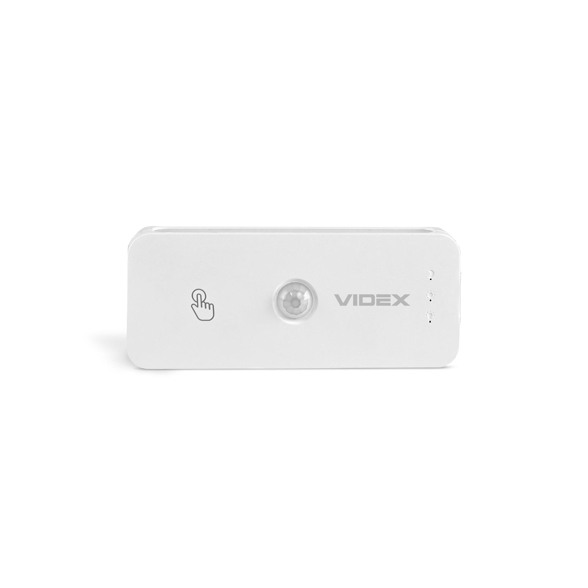 LED Світильник акумуляторний з датчиком руху VIDEX VL-NL053W-S — photo 2 of 12