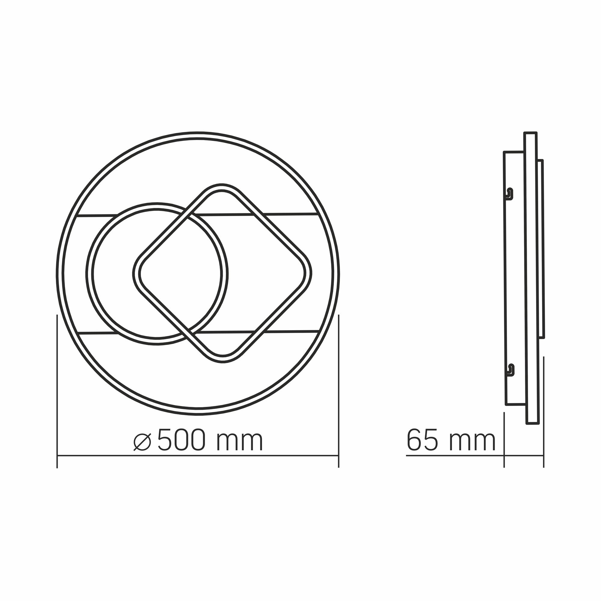 LED світильник функціональний VIDEX DECORA 50W VL-CLD-999-TT — фото 3 з 3