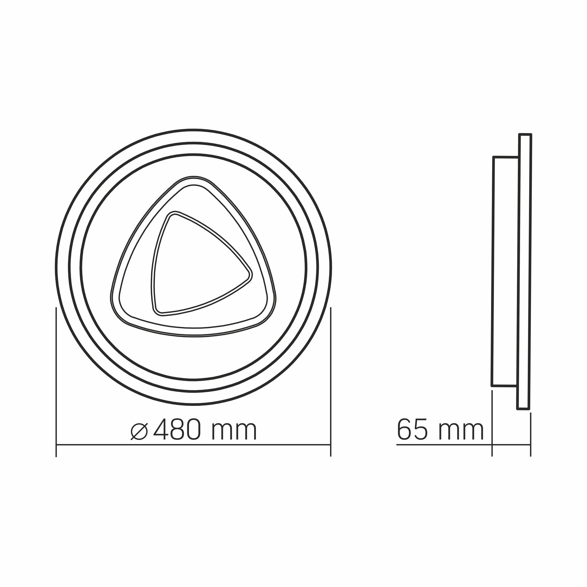 LED світильник функціональний VIDEX DECORA 56W VL-CLD-997-SL — фото 3 з 3