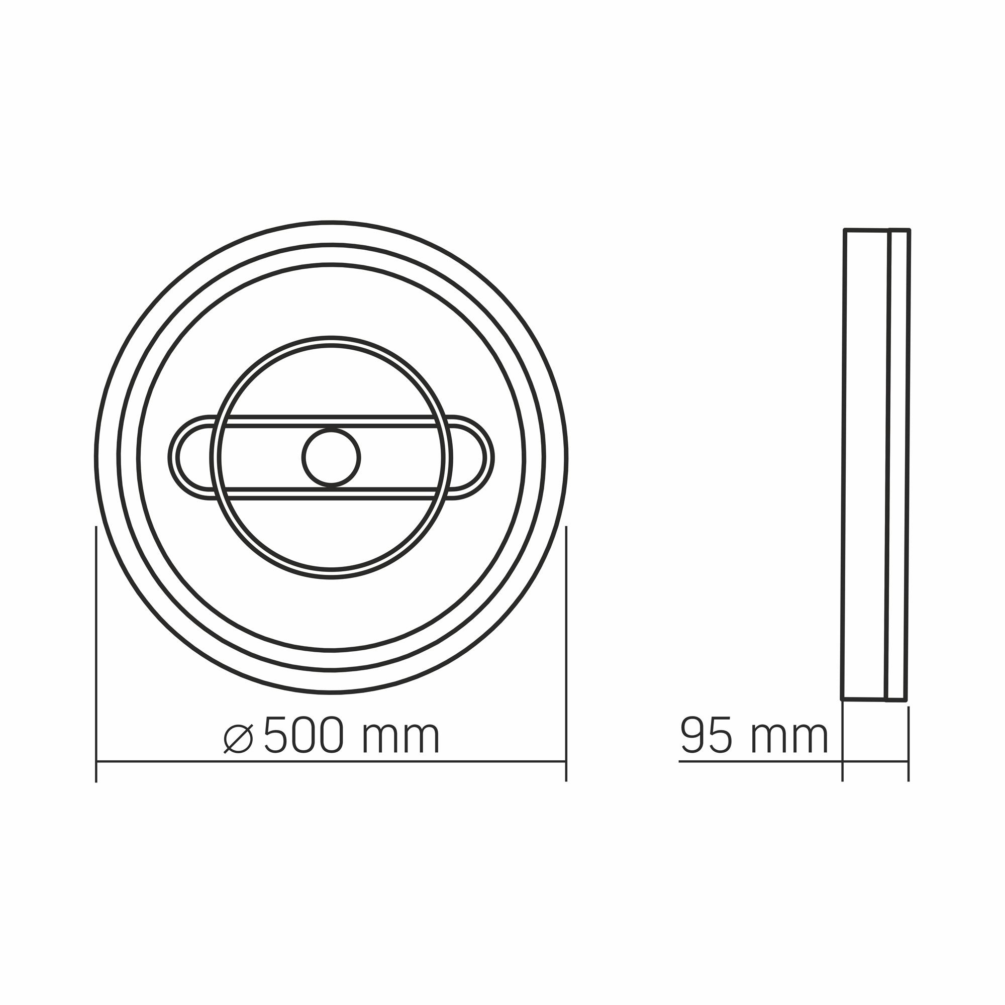 LED світильник функціональний VIDEX DECORA 52W VL-CLD-996-CF — фото 3 з 3