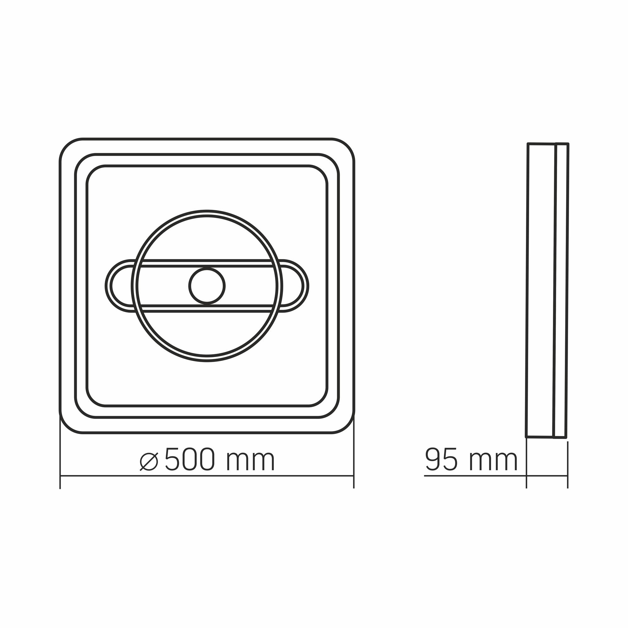 LED світильник функціональний VIDEX DECORA 56W VL-CLD-995-CF — фото 3 з 3