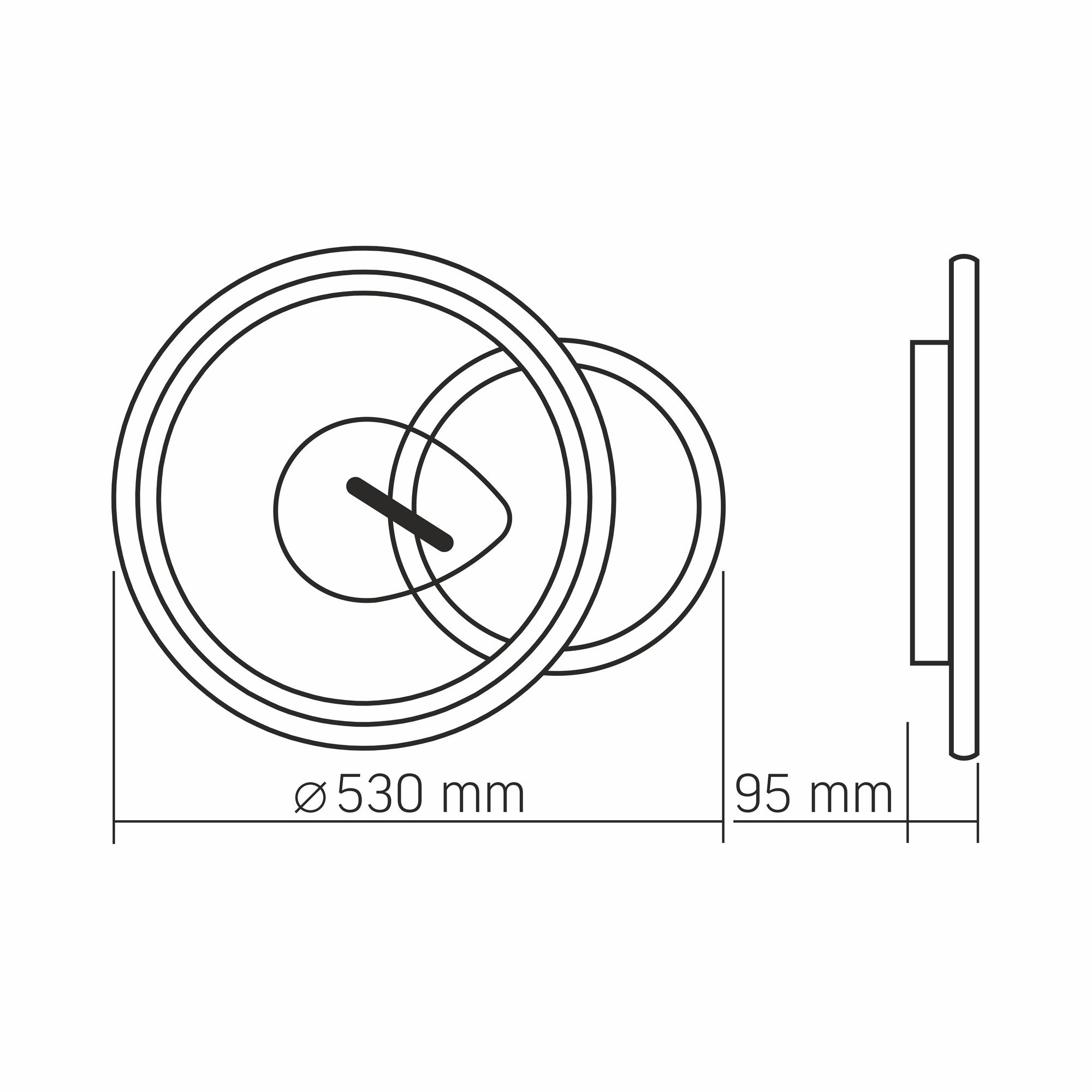 LED світильник функціональний VIDEX DECORA 52W VL-CLD-992-BSL — фото 3 з 3