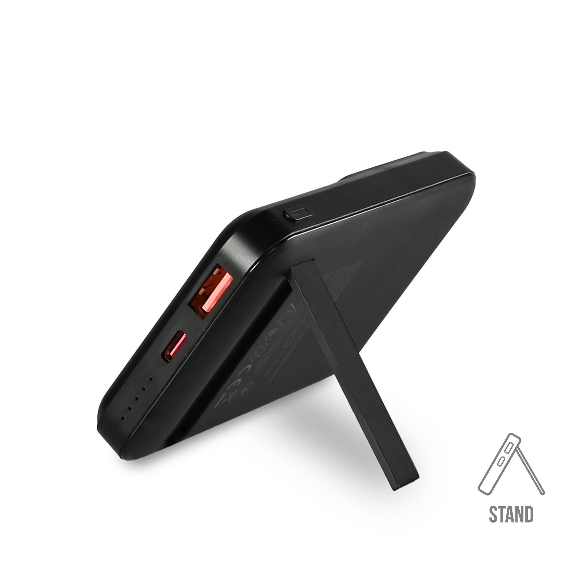 Повербанк з бездротовою зарядкою 10000mAh TITANUM MA02 22.5W Black — фото 5 з 8