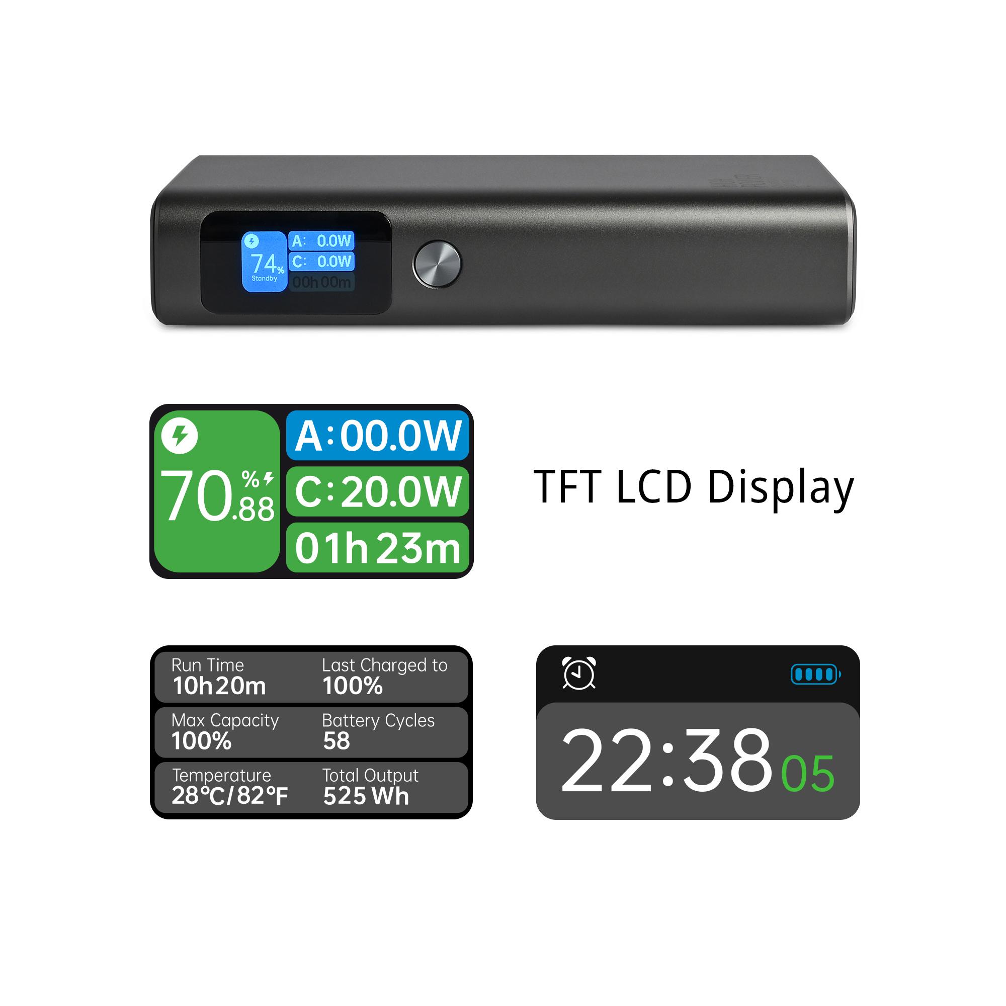 Повербанк 20000mAh VIDEX VPB-323 130W PD100W +Display — фото 8 з 11