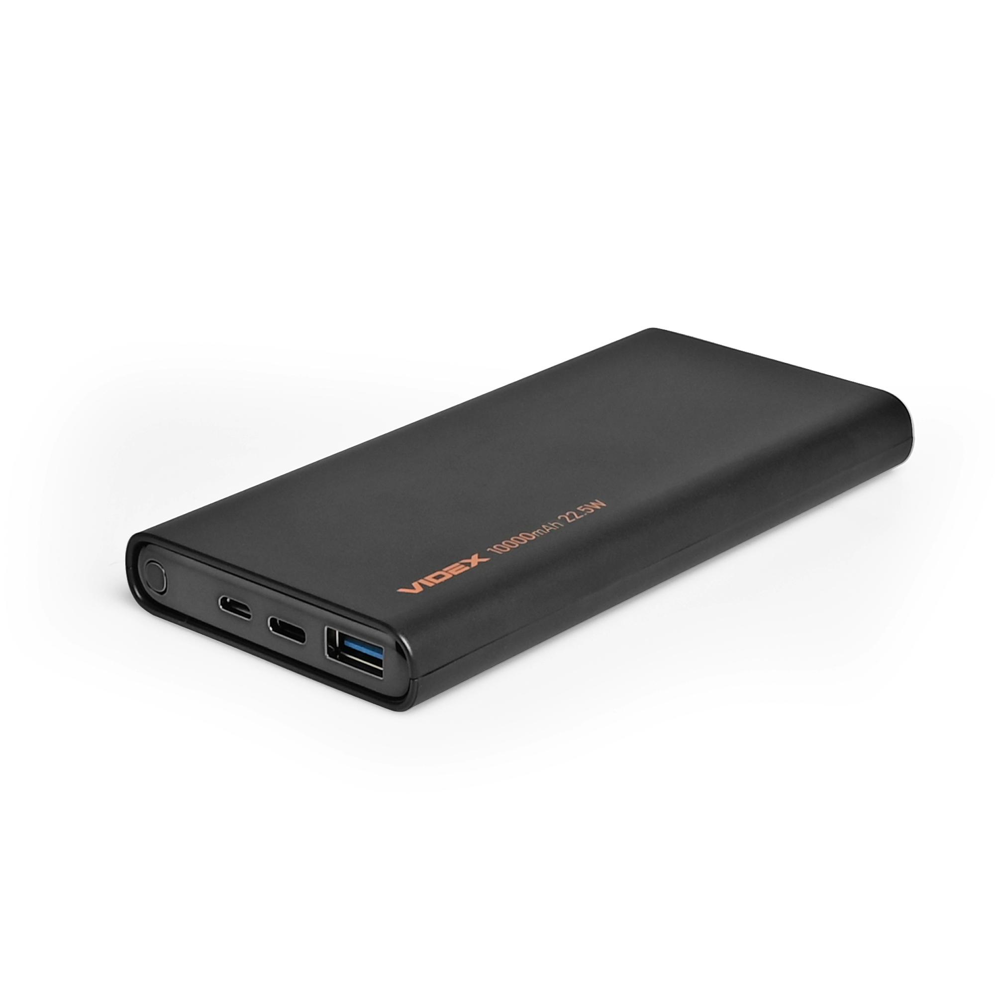 Повербанк 10000mAh VIDEX VPB-310 22.5W Black — фото 5 з 7