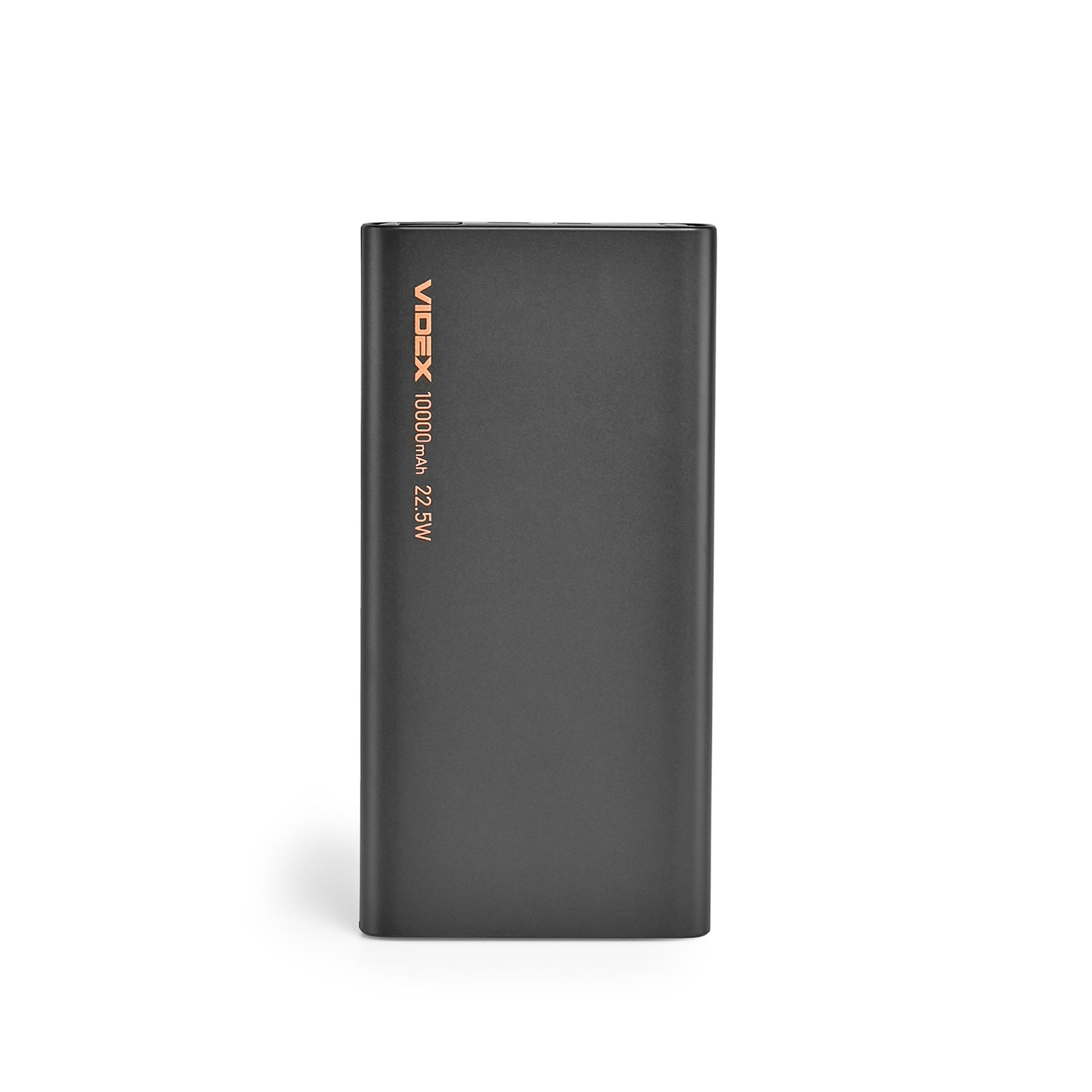 Повербанк 10000mAh VIDEX VPB-310 22.5W Black — фото 2 з 7