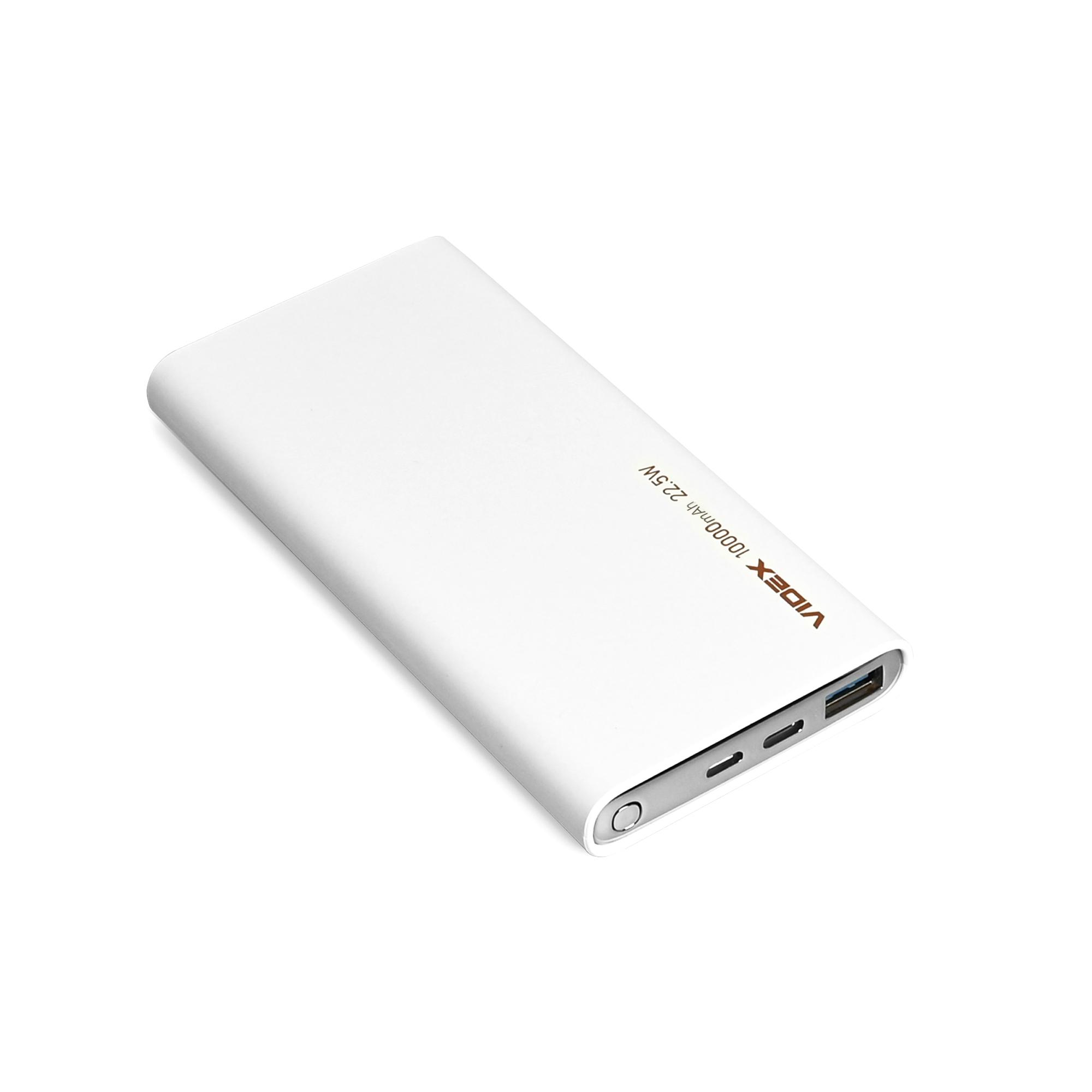 Повербанк 10000mAh VIDEX VPB-310 22.5W White — фото 6 з 7