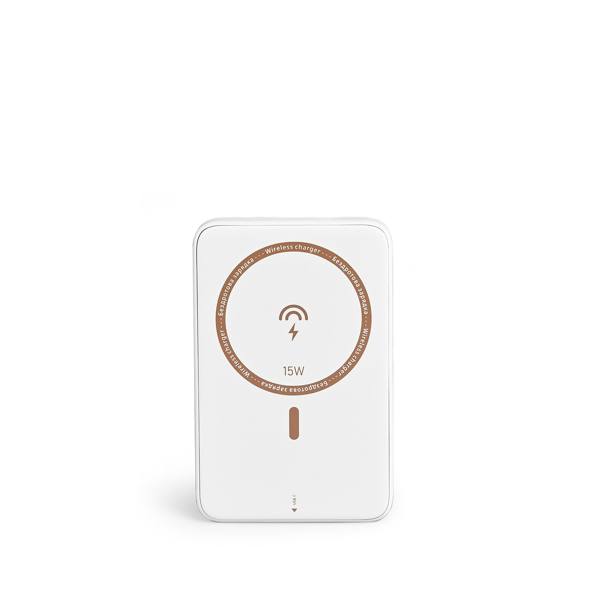 Повербанк з бездротовою зарядкою 10000mAh VIDEX VPB-331 PD20W White — фото 3 з 10