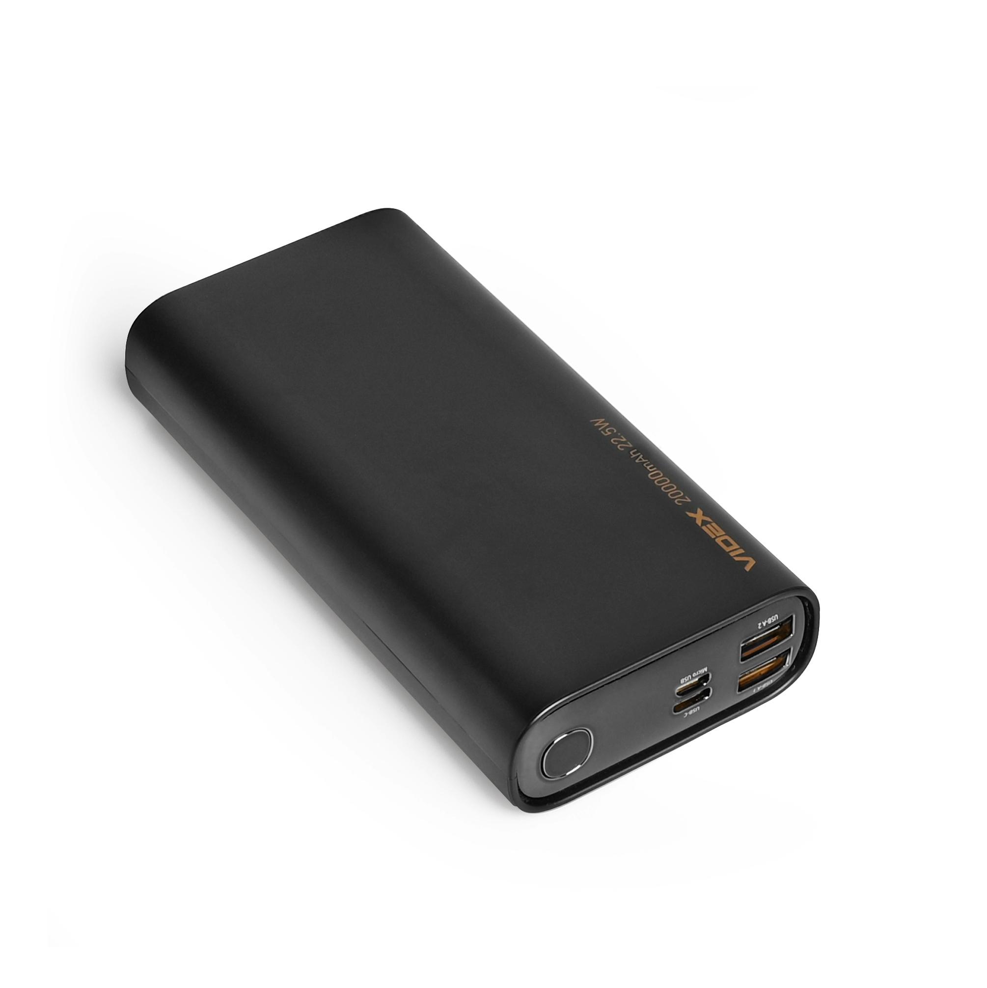 Повербанк 20000mAh VIDEX VPB-320 22.5W Black — фото 6 з 7