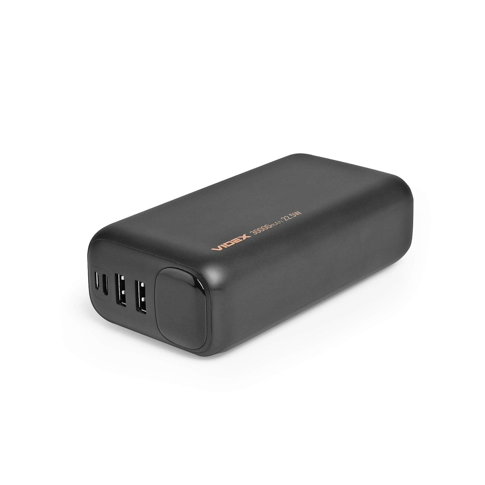Повербанк 30000mAh VIDEX VPB-297 22.5W Black — фото 5 з 7