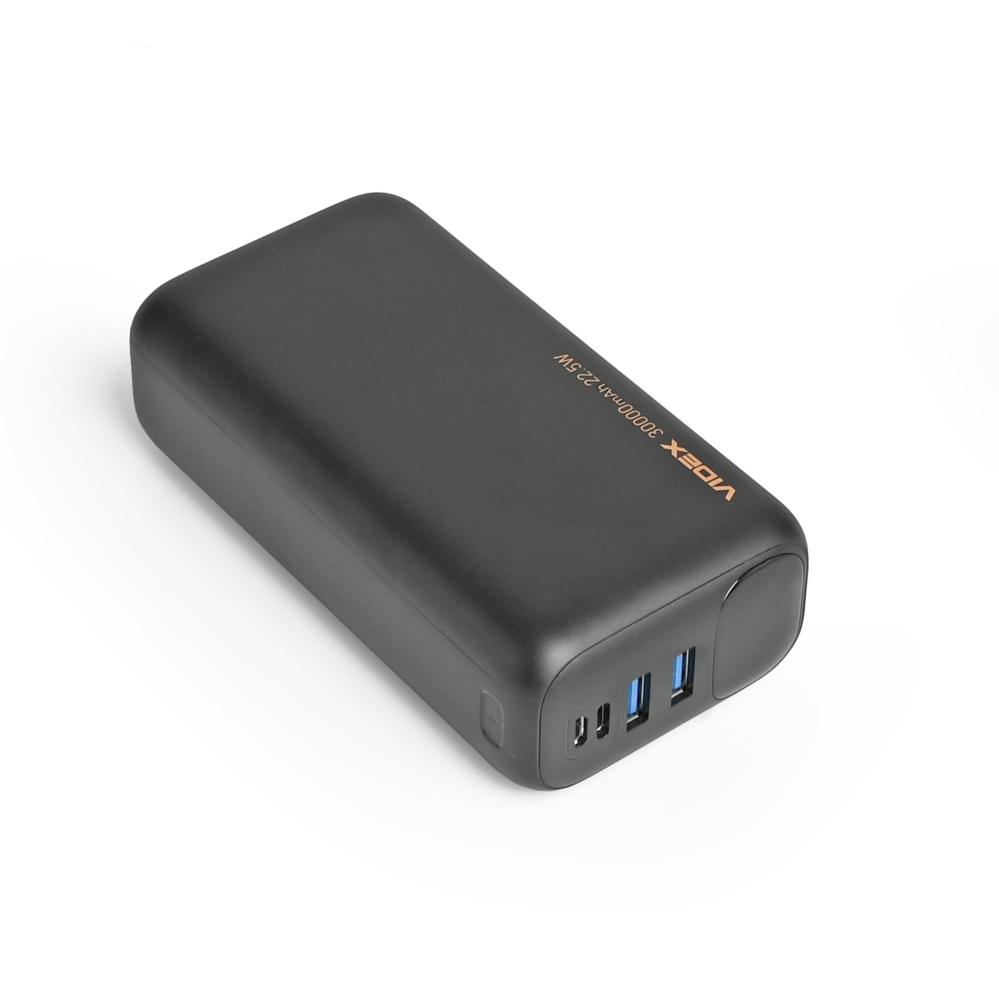 Повербанк 30000mAh VIDEX VPB-297 22.5W Black — фото 6 з 7