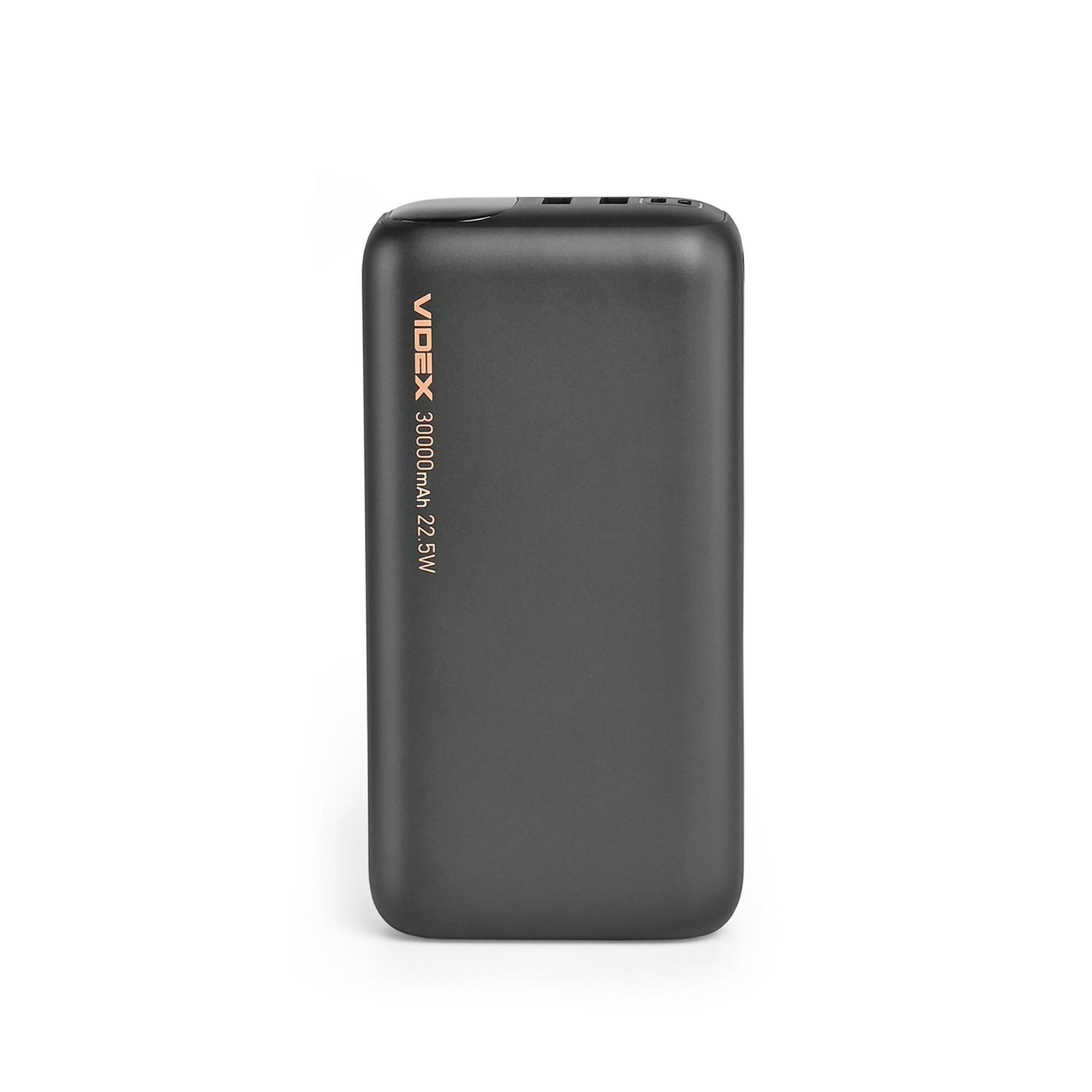 Повербанк 30000mAh VIDEX VPB-297 22.5W Black — фото 2 з 7