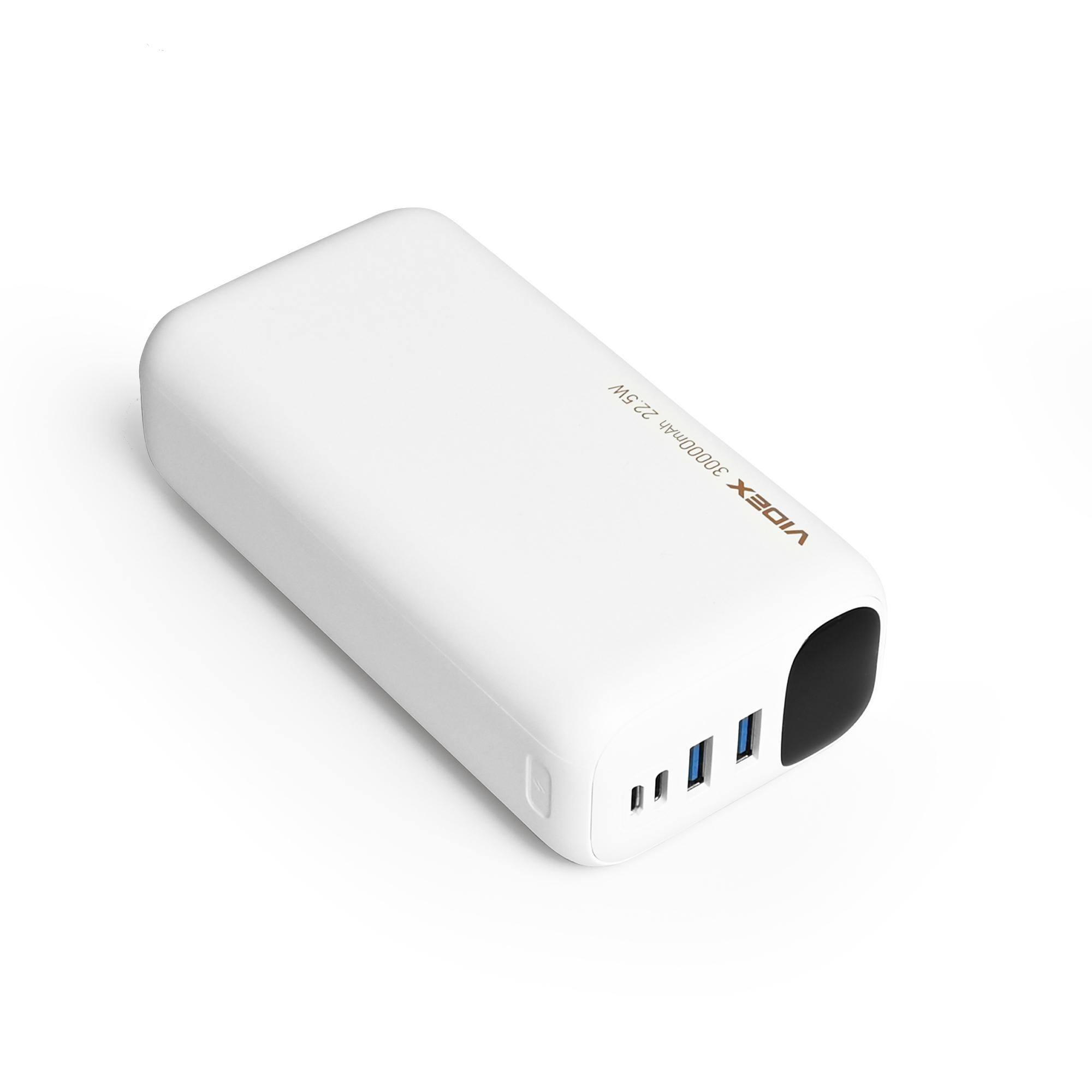 Повербанк 30000mAh VIDEX VPB-297 22.5W White — фото 6 з 7