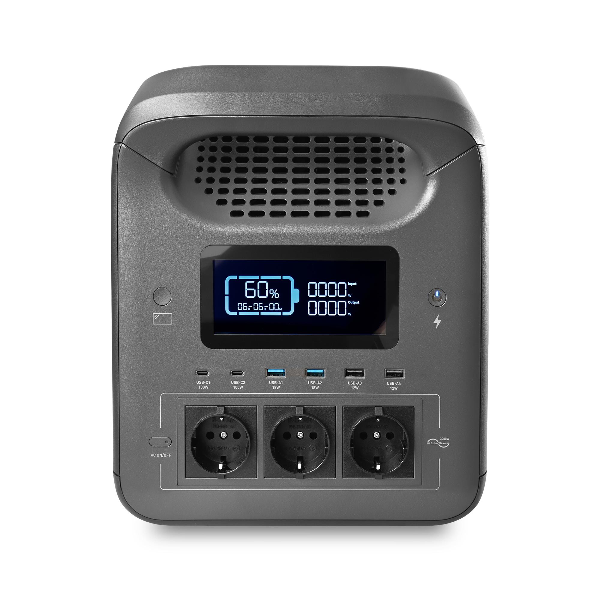 Портативна зарядна станція VIDEX OASIS 1800W 1229Wh (VPS-SG1-1KW8) — фото 2 з 11