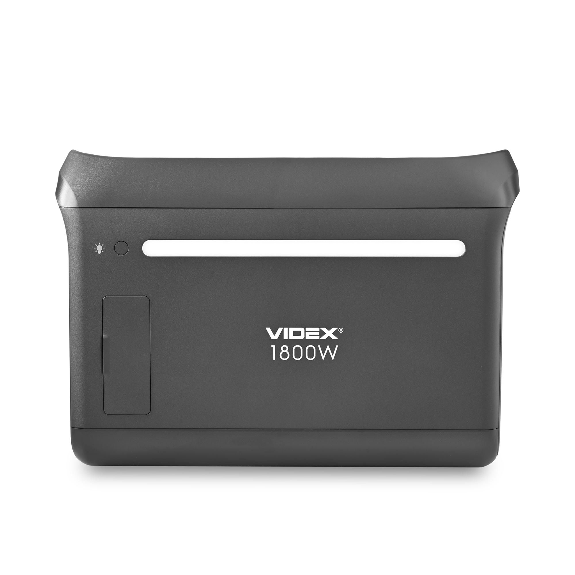 Портативна зарядна станція VIDEX OASIS 1800W 1229Wh (VPS-SG1-1KW8) — фото 3 з 11