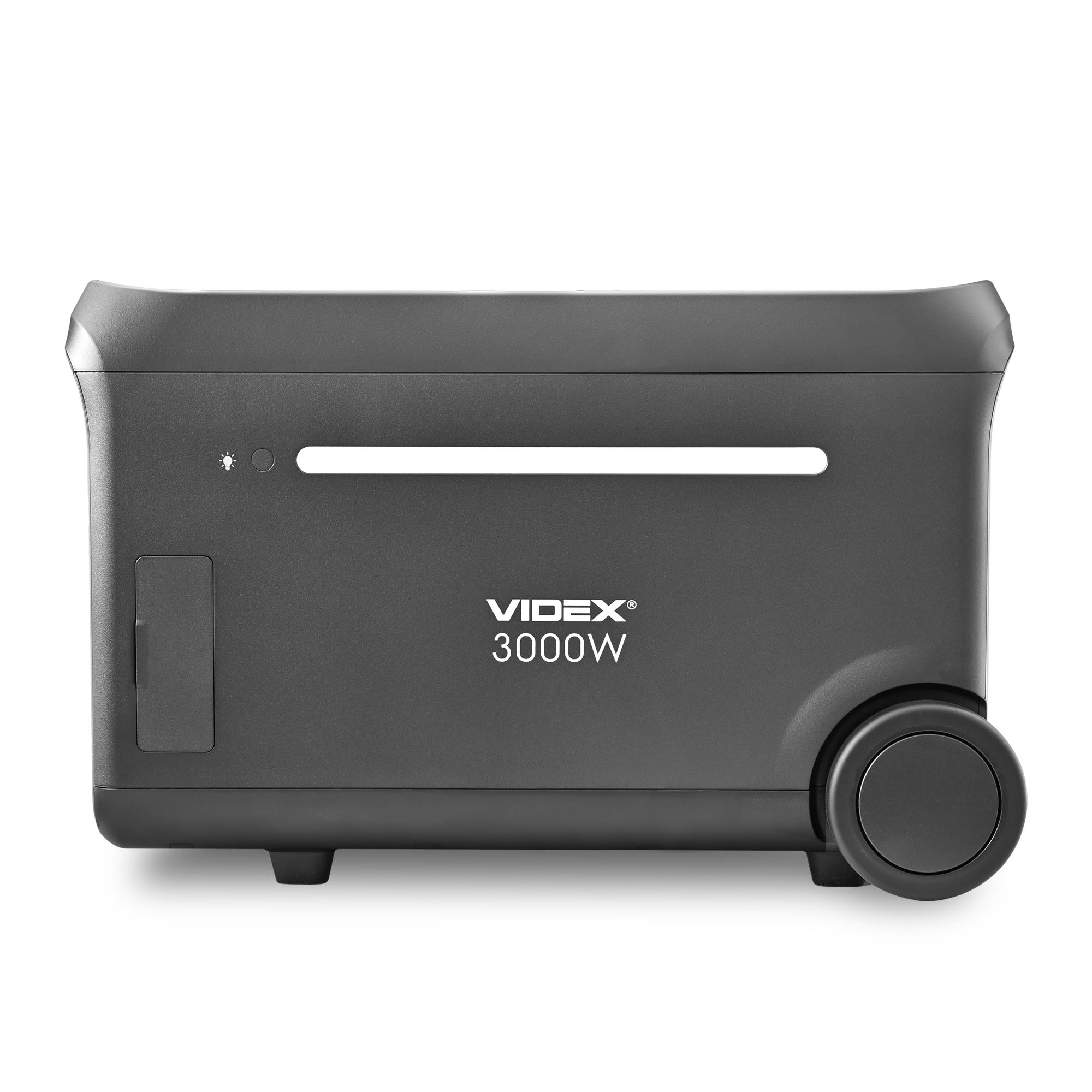 Портативна зарядна станція VIDEX OASIS 3000W 2560Wh (VPS-SG1-3KW) — фото 3 з 15