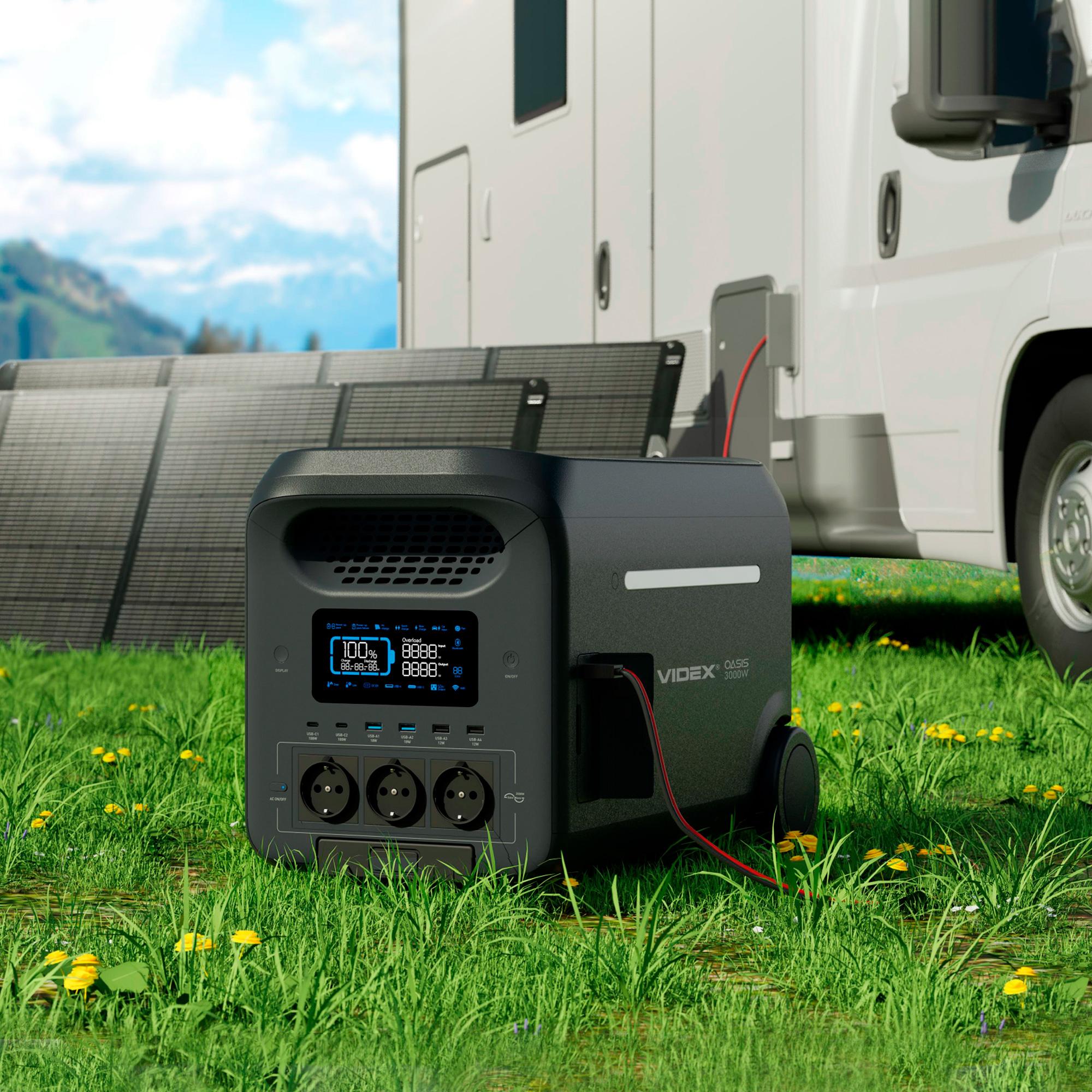 Портативна зарядна станція VIDEX OASIS 3000W 2560Wh (VPS-SG1-3KW) — фото 13 з 15
