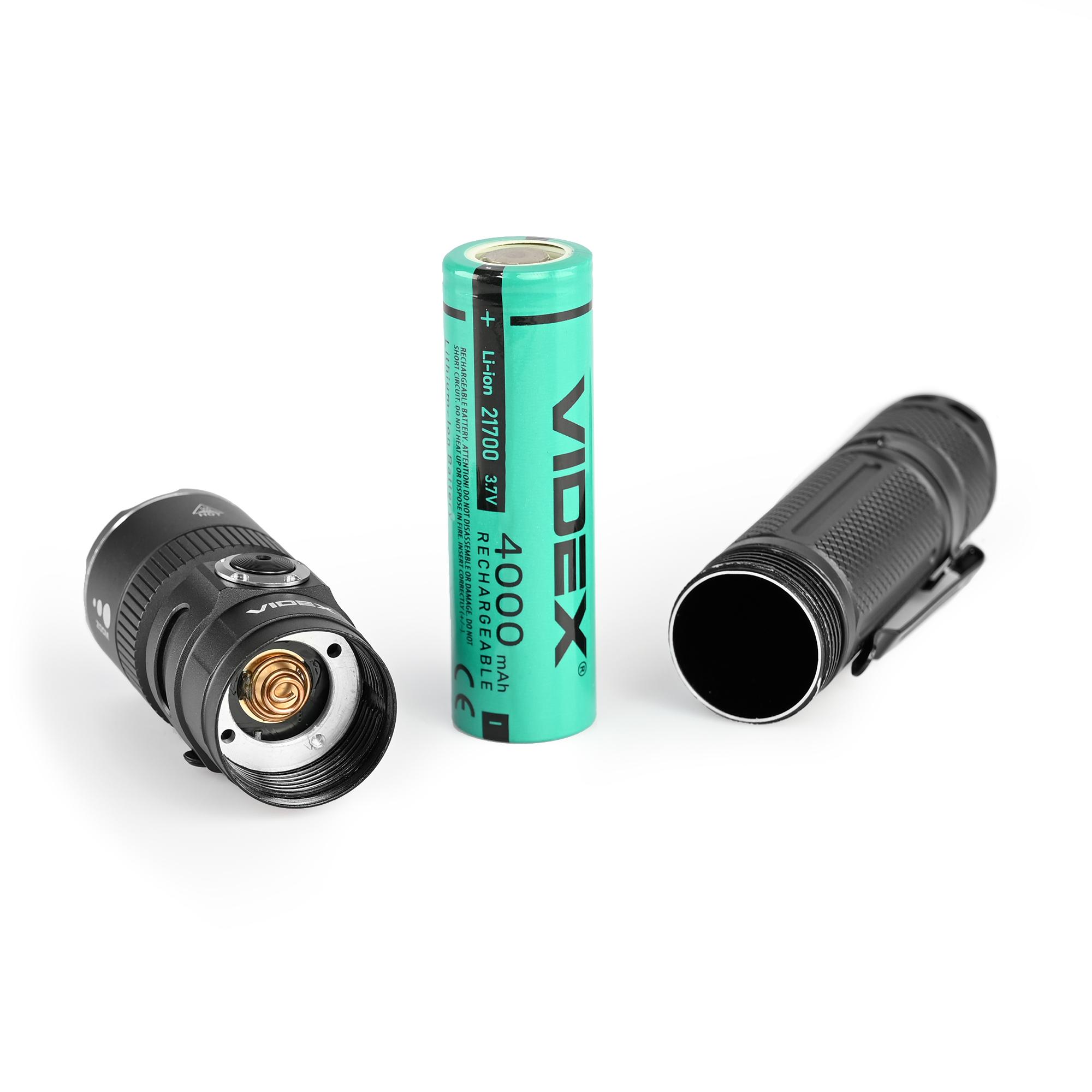 Портативний світлодіодний ліхтарик VIDEX VLF-A231Z 1500Lm 5000K — фото 14 з 16