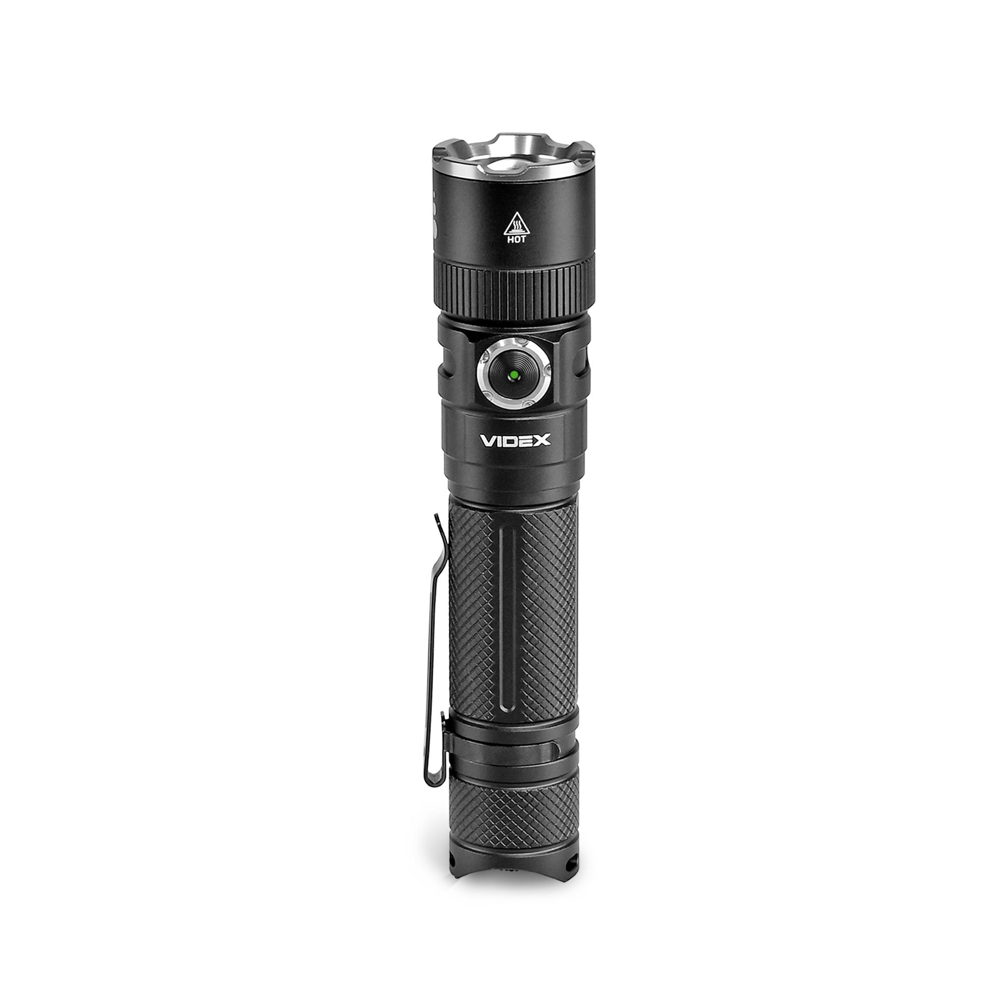 Портативний світлодіодний ліхтарик VIDEX VLF-A231Z 1500Lm 5000K — фото 2 з 16