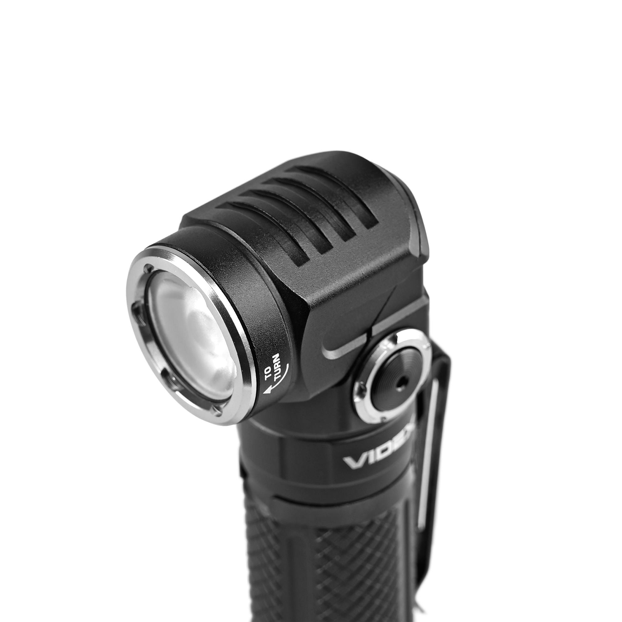 Портативний світлодіодний ліхтарик VIDEX VLF-A232R 1000Lm 5000K — фото 6 з 18