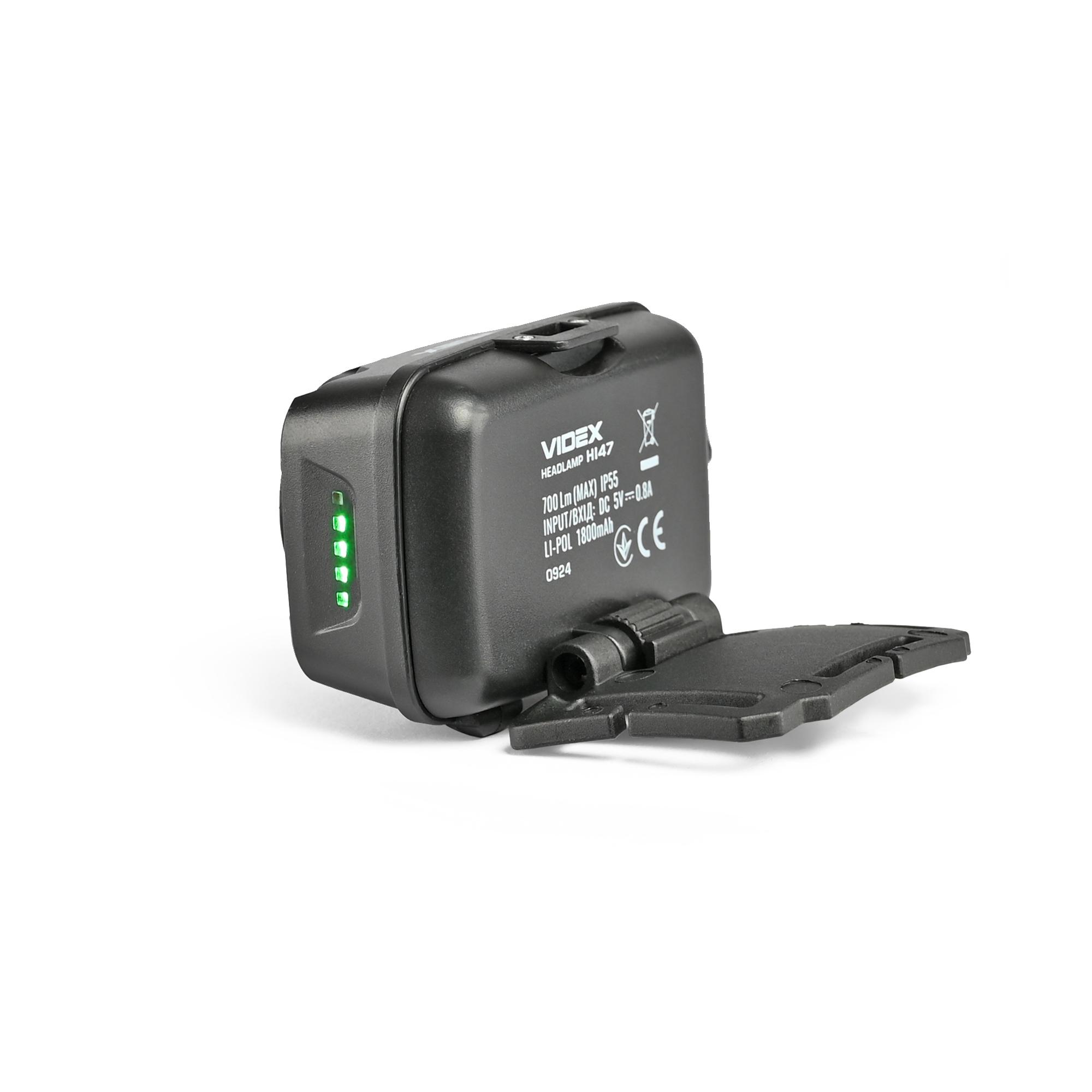 Налобний світлодіодний ліхтарик VIDEX VLF-H147 700Lm 5000K — фото 10 з 18