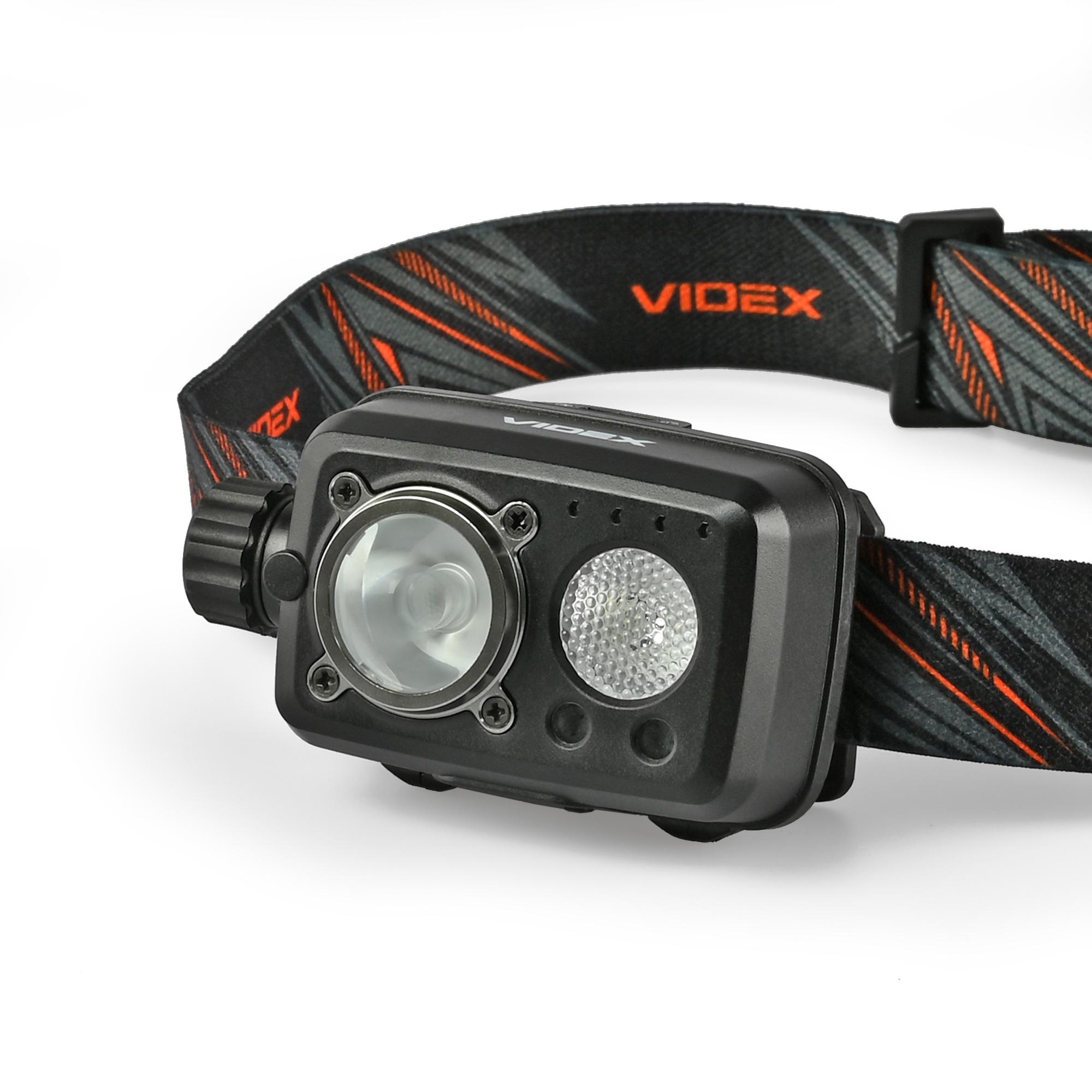 Налобний світлодіодний ліхтарик VIDEX VLF-H189 600Lm 5000K — фото 3 з 19