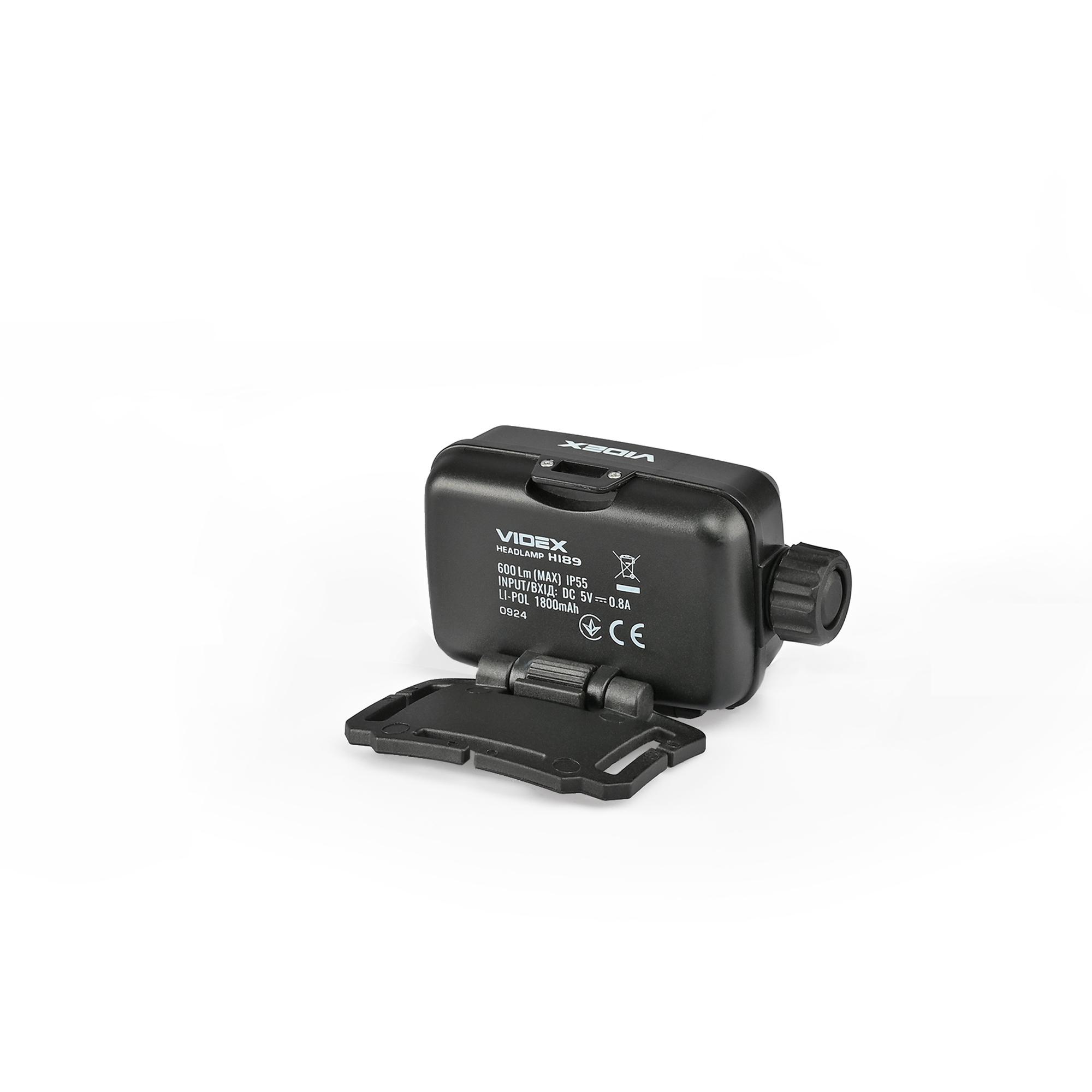 Налобний світлодіодний ліхтарик VIDEX VLF-H189 600Lm 5000K — фото 14 з 19