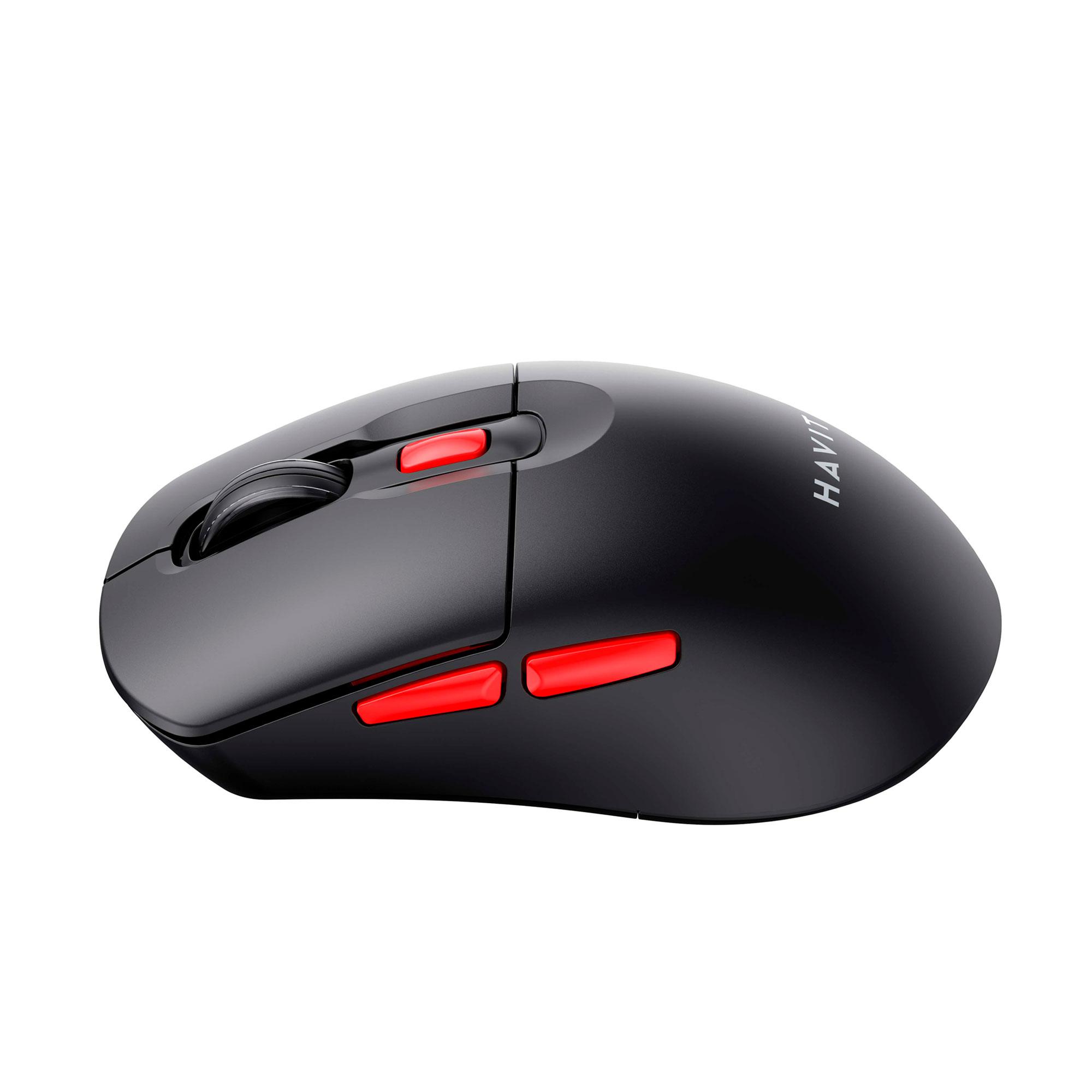 Бездротова миша дворежимна HAVIT HV-MS59WB Black (2.4GHz + BT5.0) — фото 2 з 5