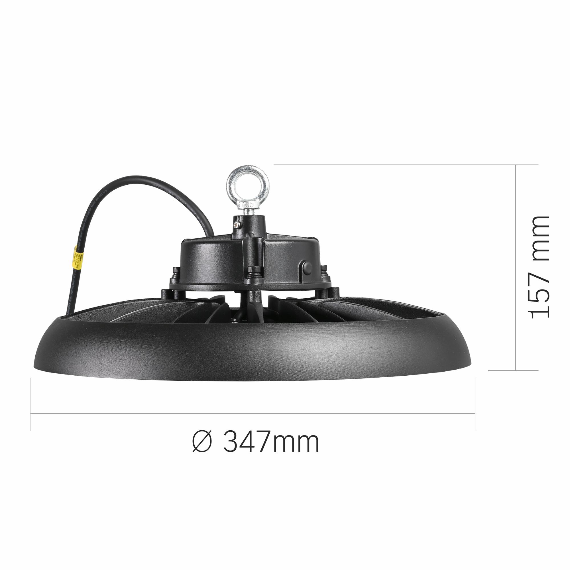LED світильник висотний ХайБей VIDEX 200W 5000K 36000Lm Чорний — фото 6 з 6