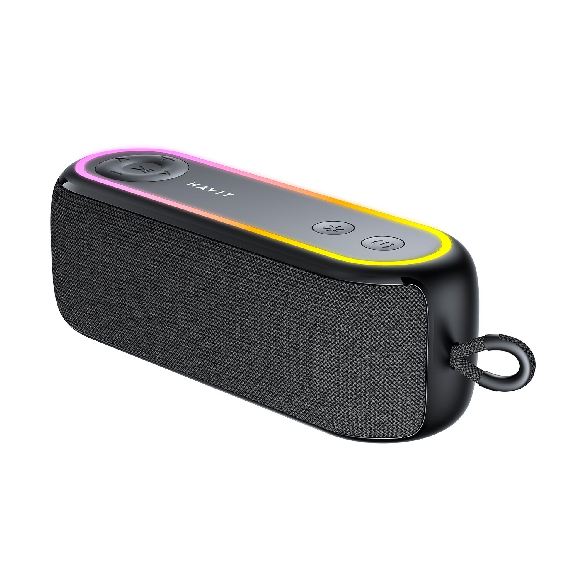 Портативна колонка HAVIT HV-SK810BT IPX5 12W RGB Black