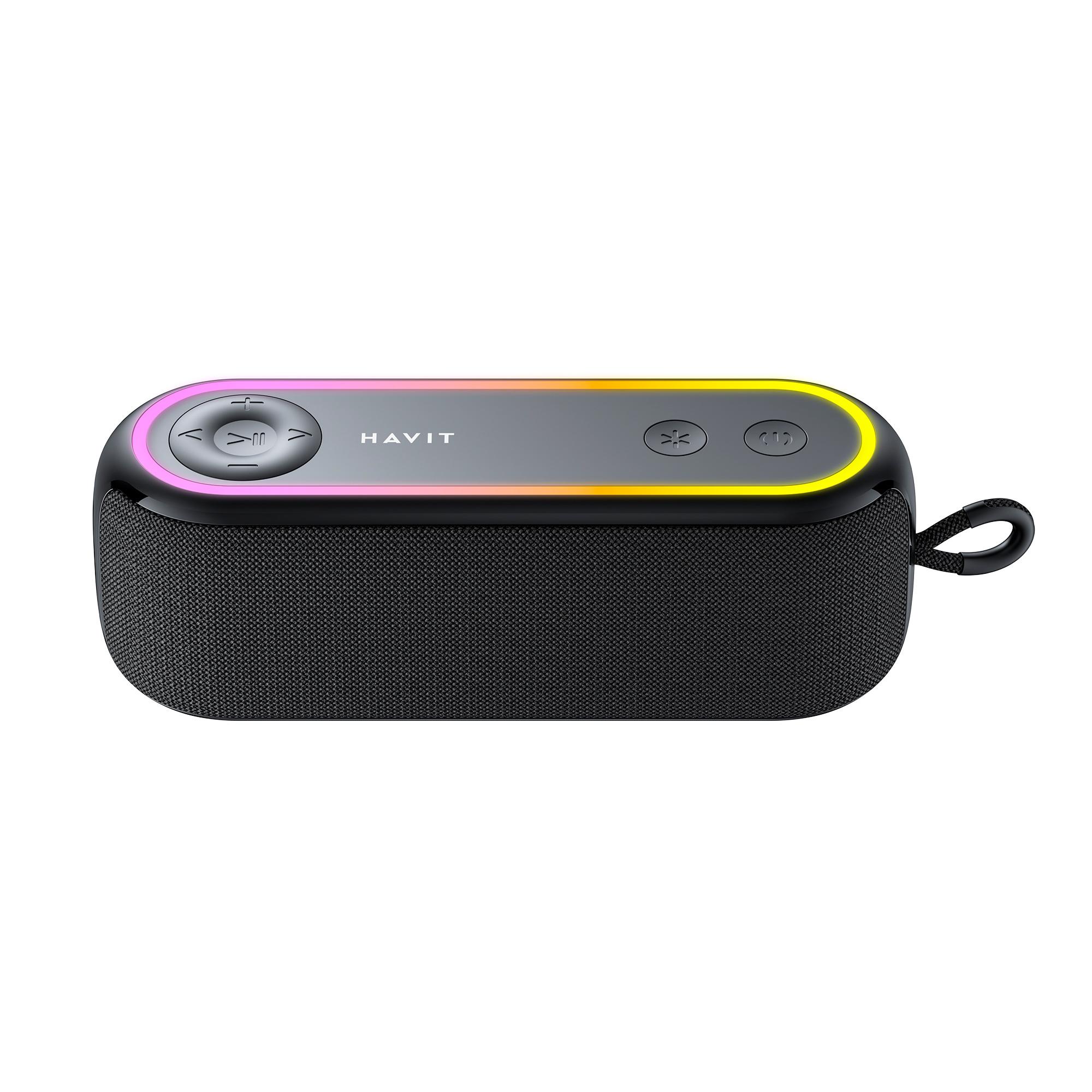 Портативна колонка HAVIT HV-SK810BT IPX5 12W RGB Black — фото 2 з 3