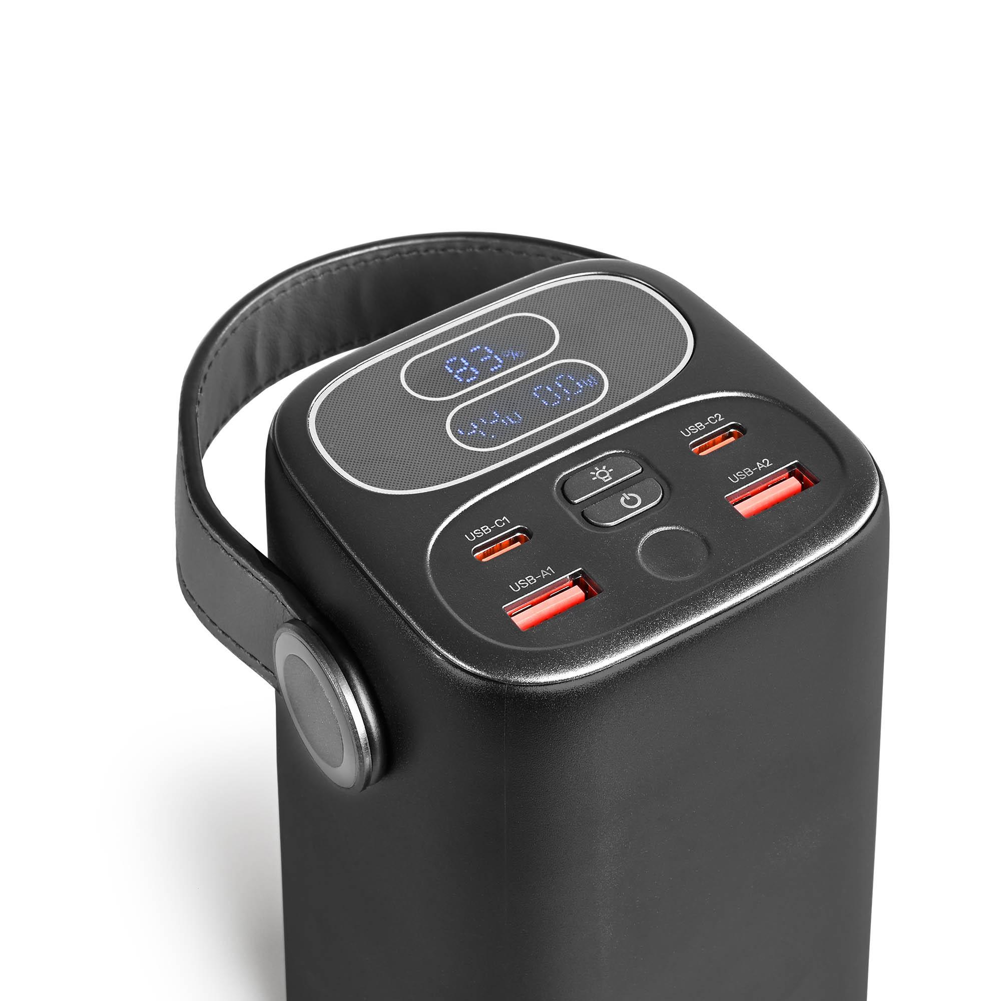 Повербанк 40000mAh TITANUM WC40 PD65W Black — фото 3 з 10
