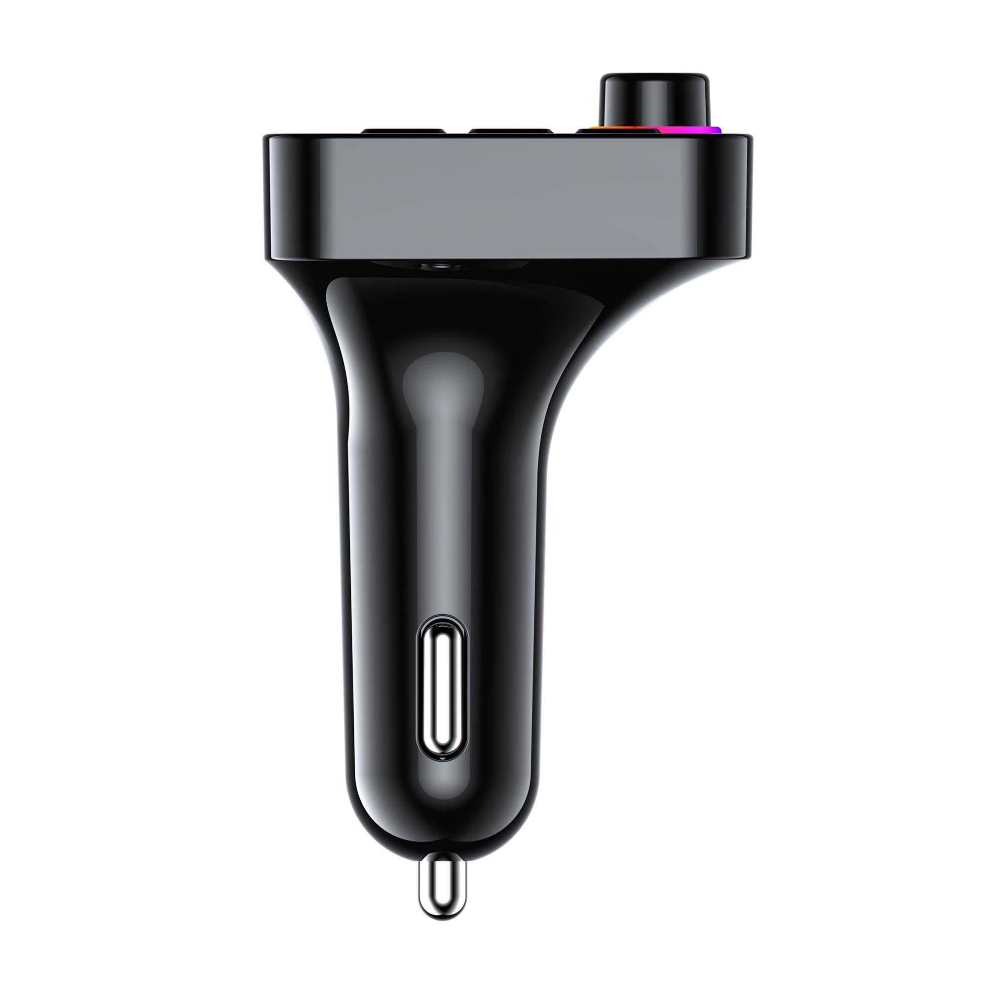 FM модулятор HAVIT HV-FM819BT USB-A+USB-C PD24W RGB Black — фото 4 з 5