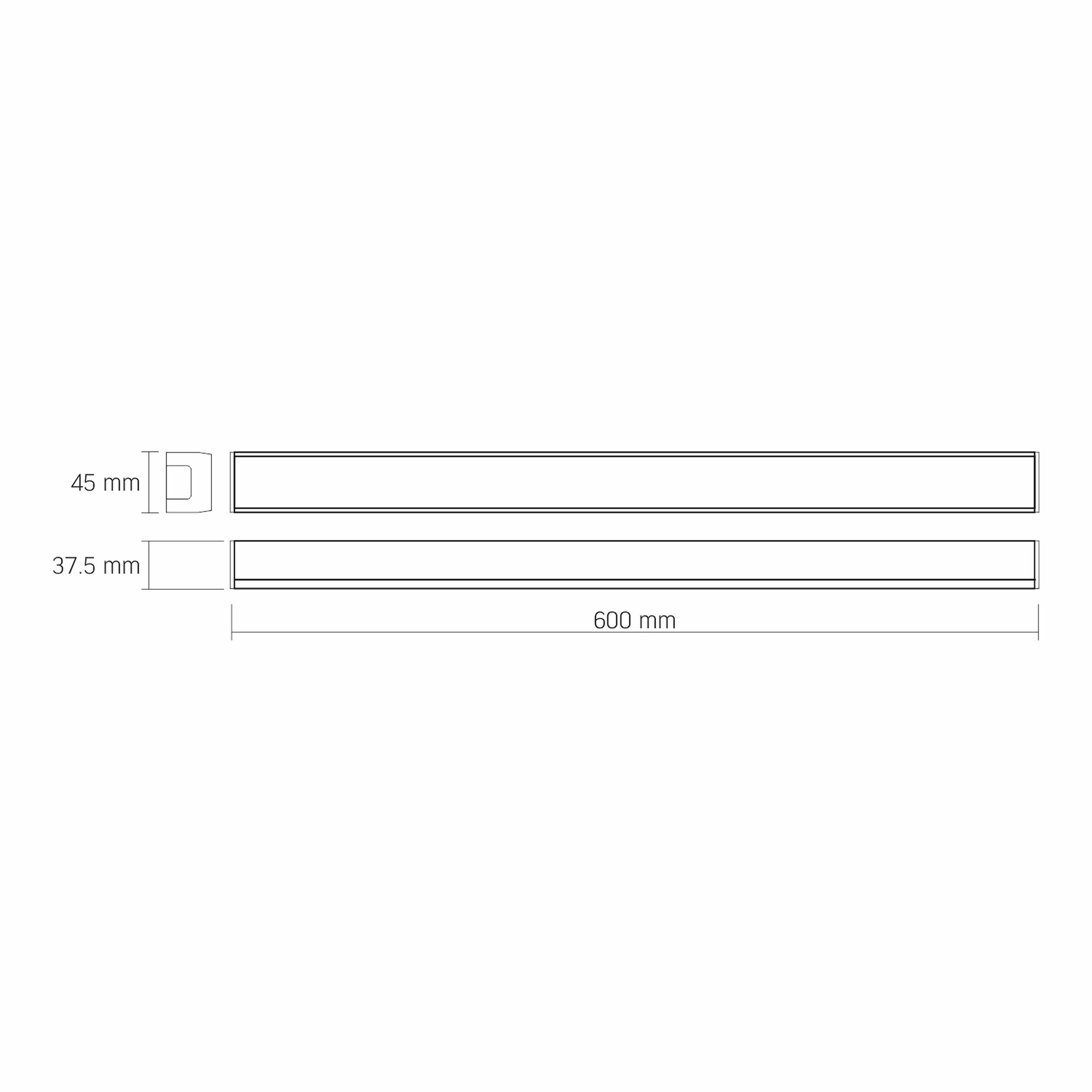 LED світильник лінійний VIDEX BN03 30W 0.6М 5000K 220V Black — фото 24 з 24