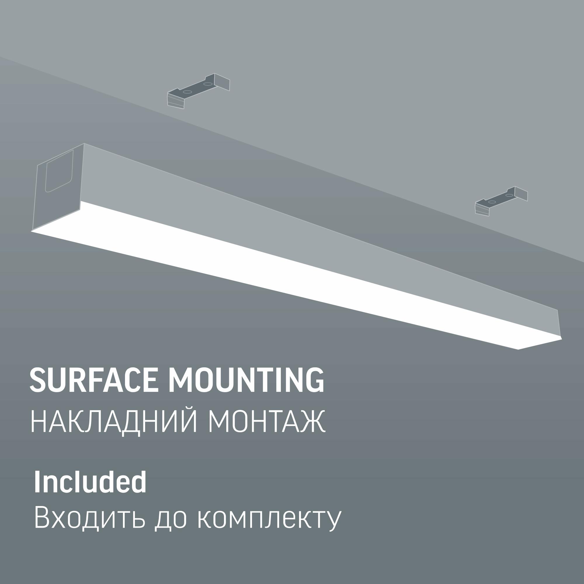 LED світильник лінійний VIDEX BN03 50W 1.2М 5000K 220V Black — фото 13 з 23