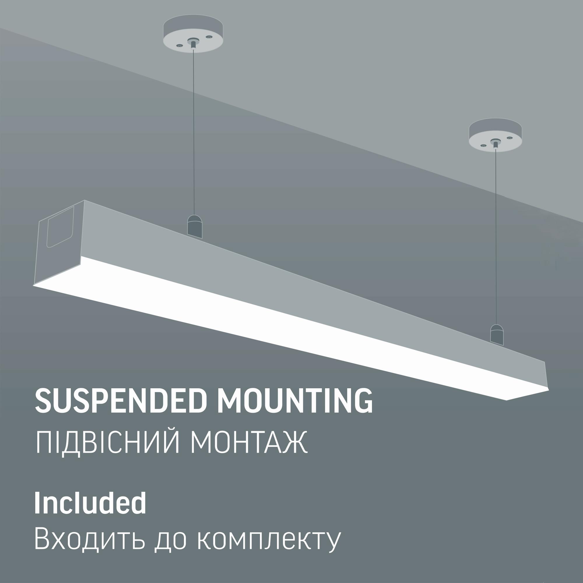LED світильник лінійний VIDEX BN03 50W 1.2М 5000K 220V Black — фото 19 з 23