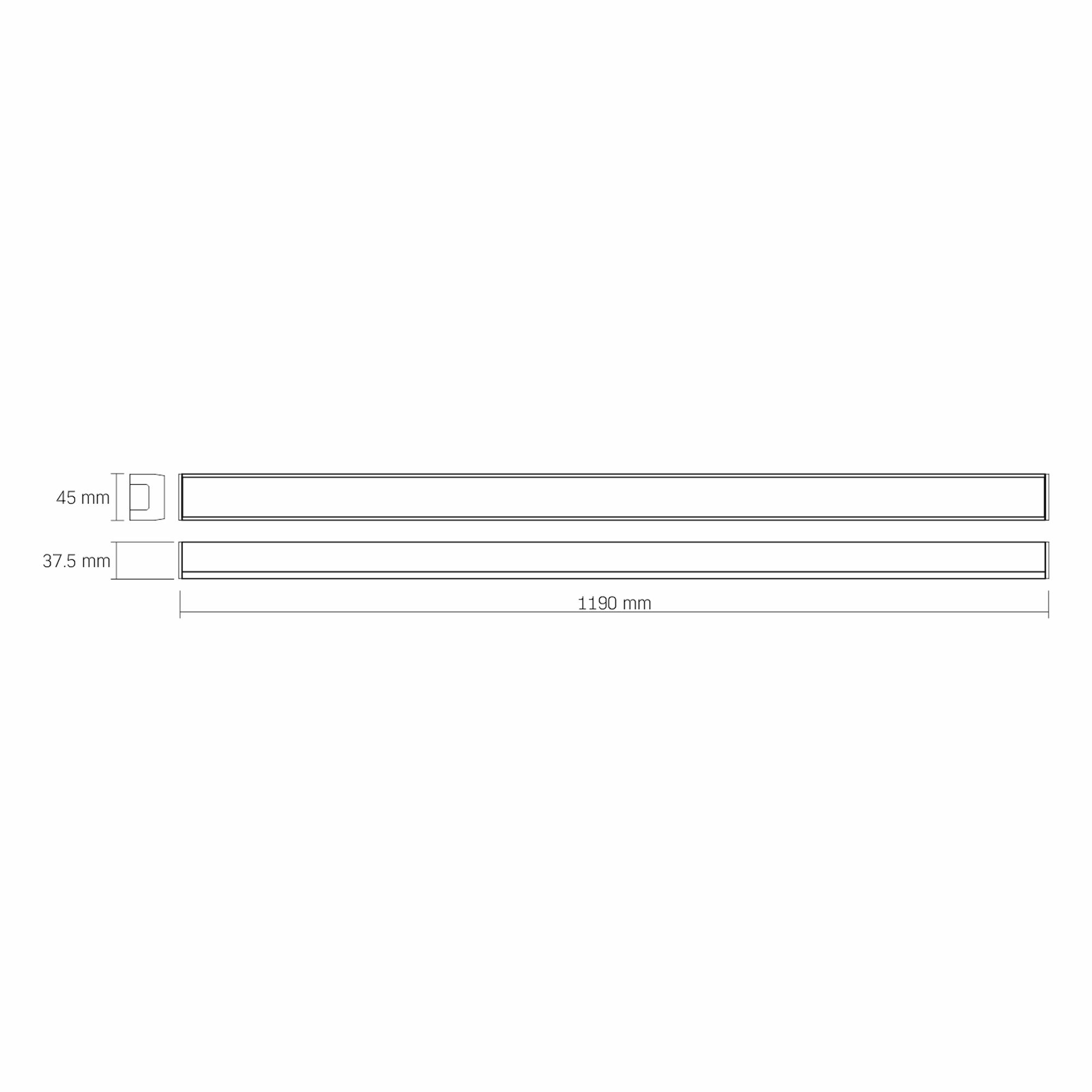 LED світильник лінійний VIDEX BN03 50W 1.2М 5000K 220V Black — фото 23 з 23