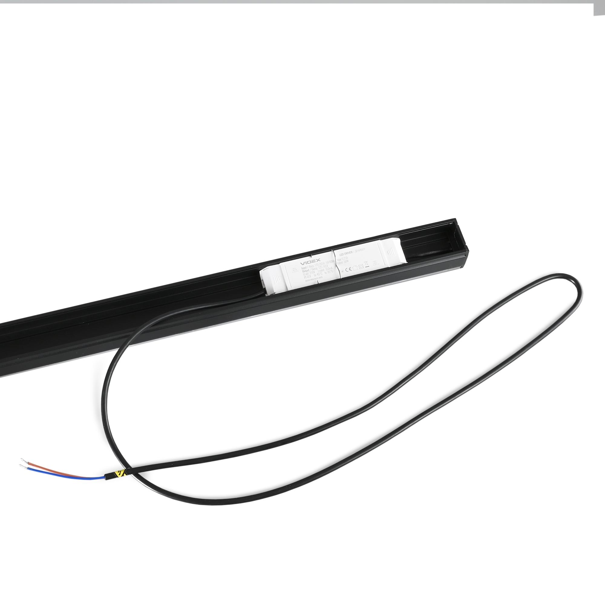 LED світильник лінійний VIDEX BN03 50W 1.2М 5000K 220V Black — фото 11 з 23