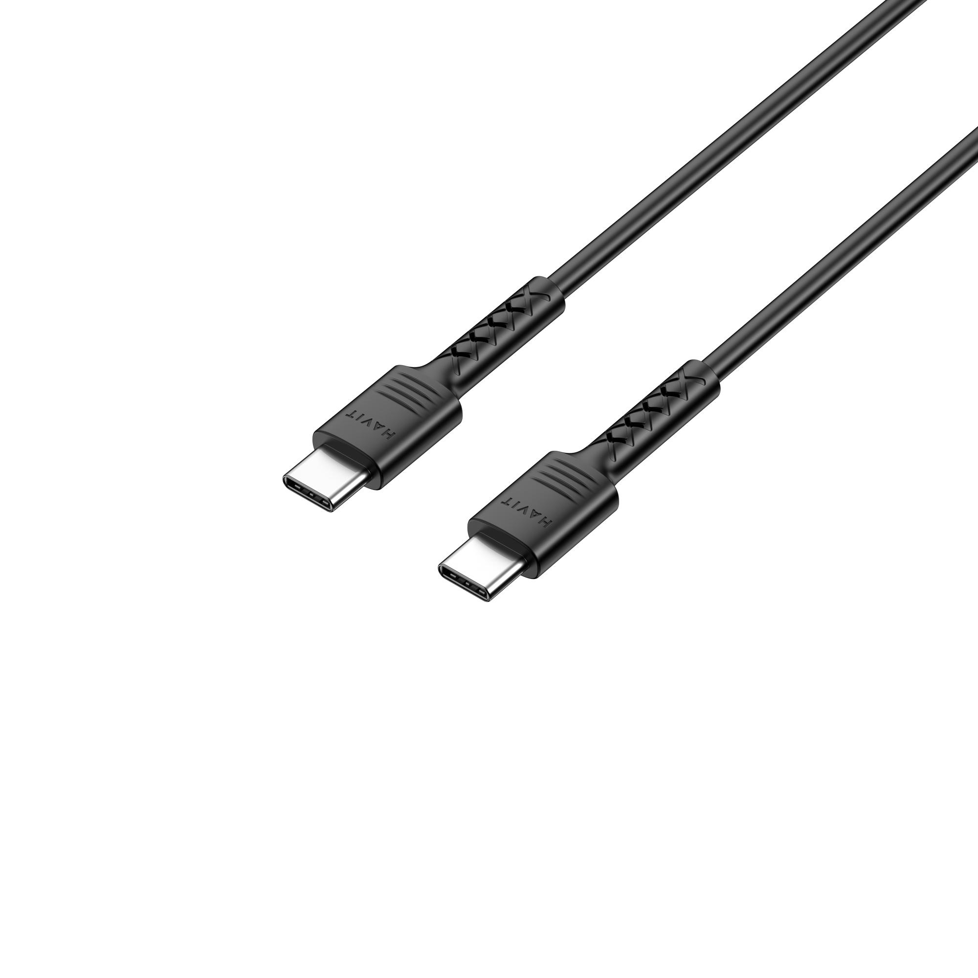 Кабель USB-C - USB-C HAVIT HV-CB6236 PD60W 3A 1м — фото 4 з 4