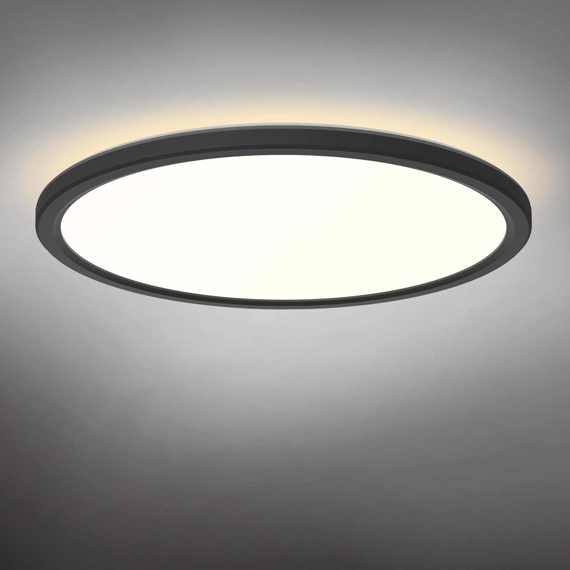 LED світильник з декоративною підсвіткою VIDEX DL5R 22W 3000K-4000K-5000K Black — фото 9 з 10