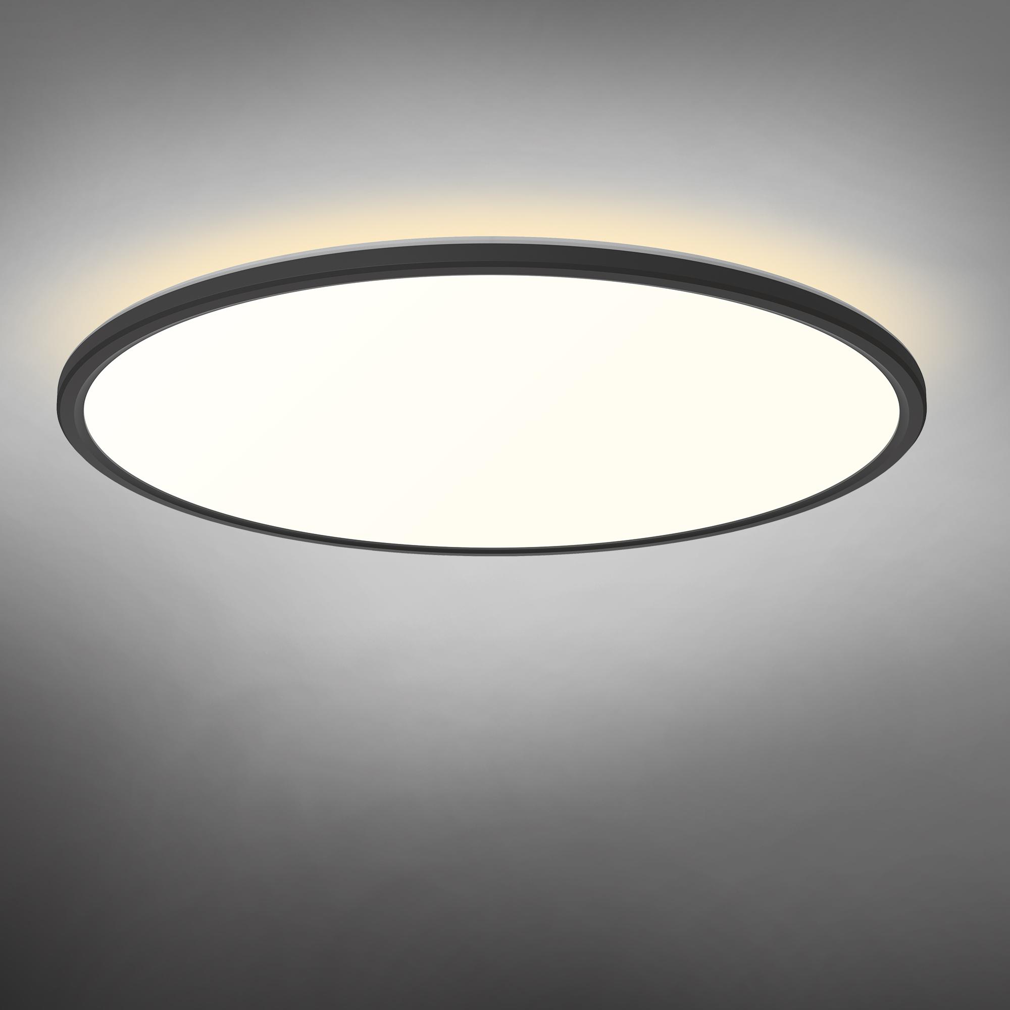 LED світильник з декоративною підсвіткою VIDEX DL5R 44W 3000K-4000K-5000K Black — фото 8 з 9